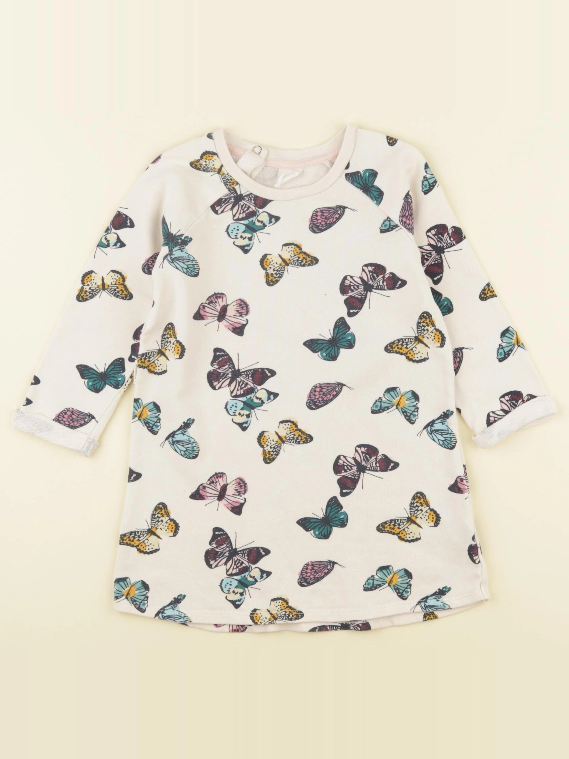 H&M - robe blanc - 18/24 mois