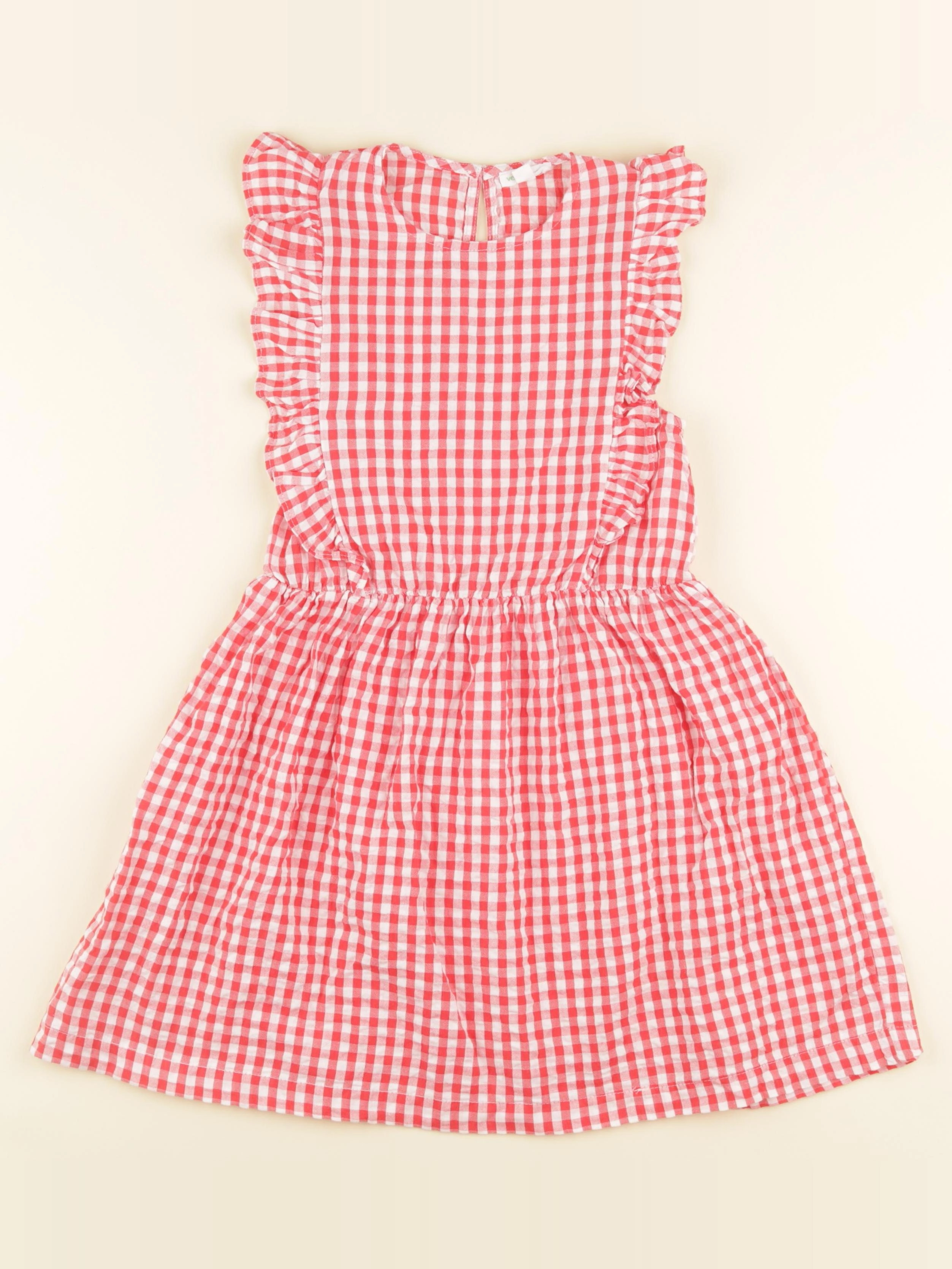 Vertbaudet - robe rouge - 8 ans