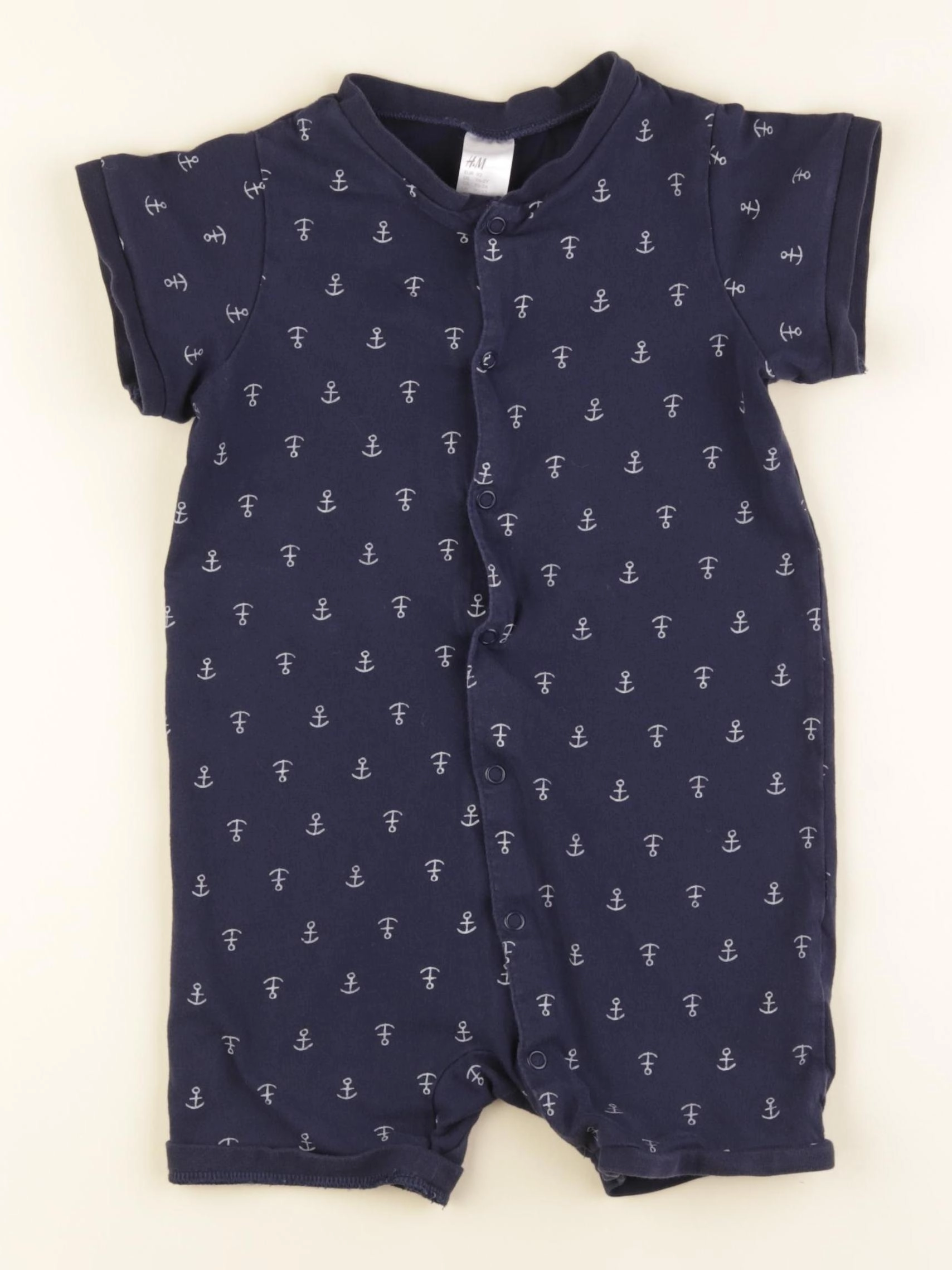 H&M - pyjama coton bleu - 18/24 mois
