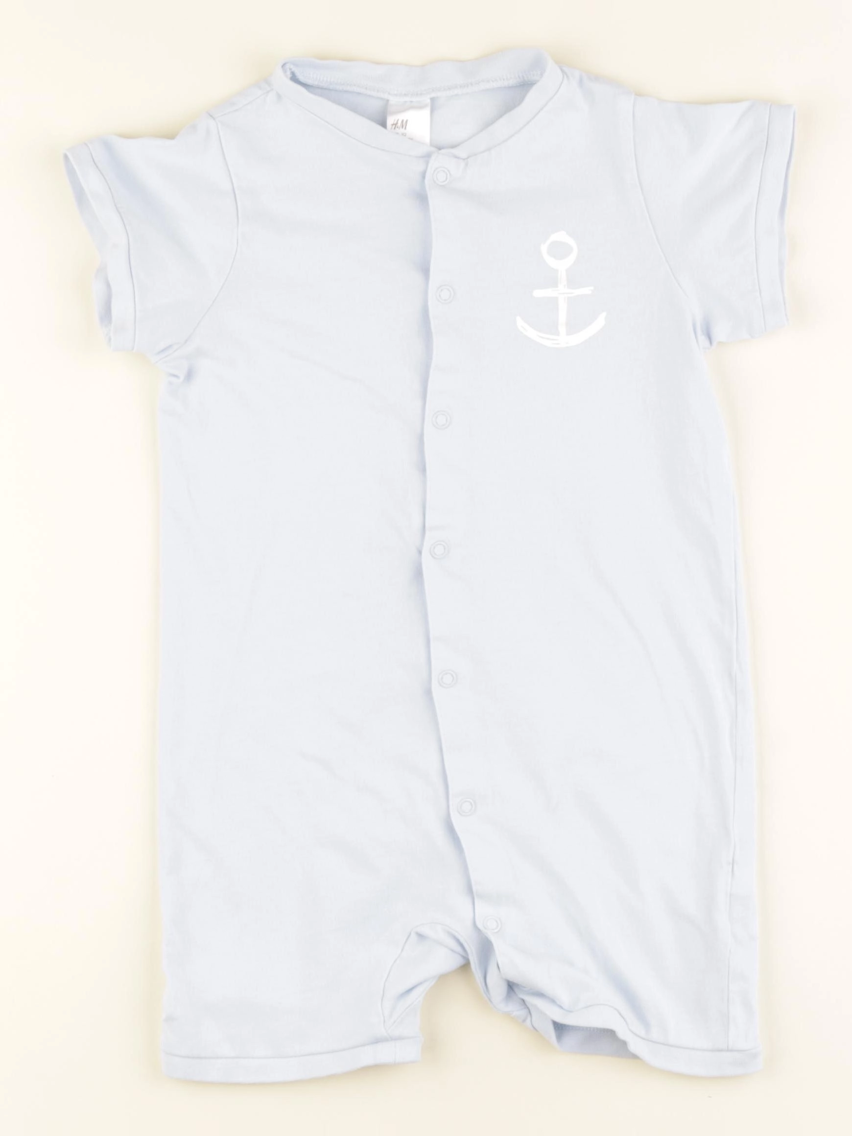 H&M - pyjama coton bleu - 18/24 mois