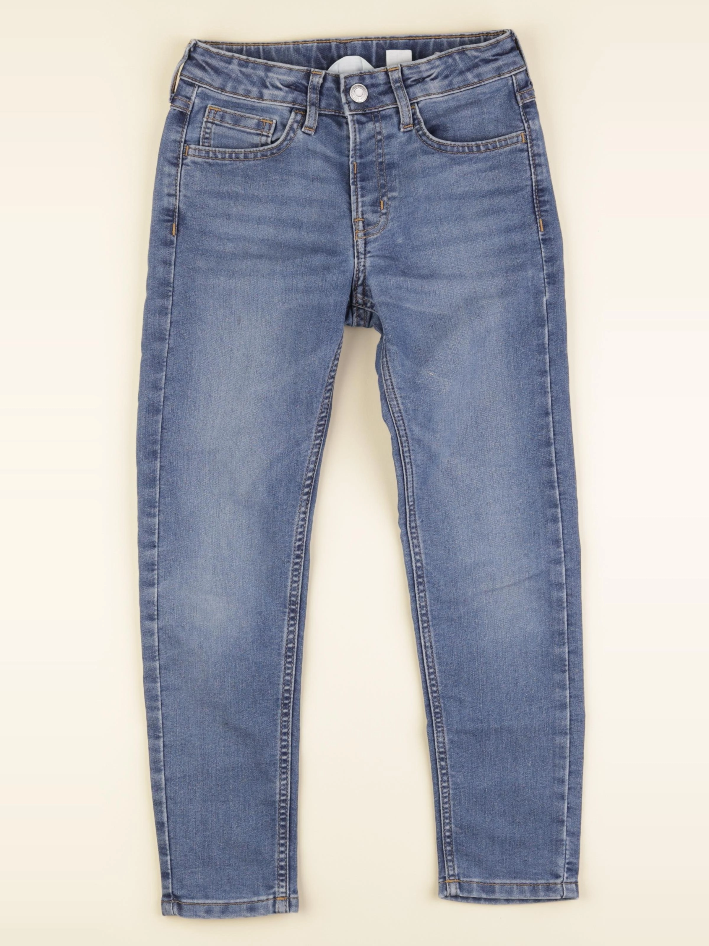 H&M - jean bleu - 7/8 ans