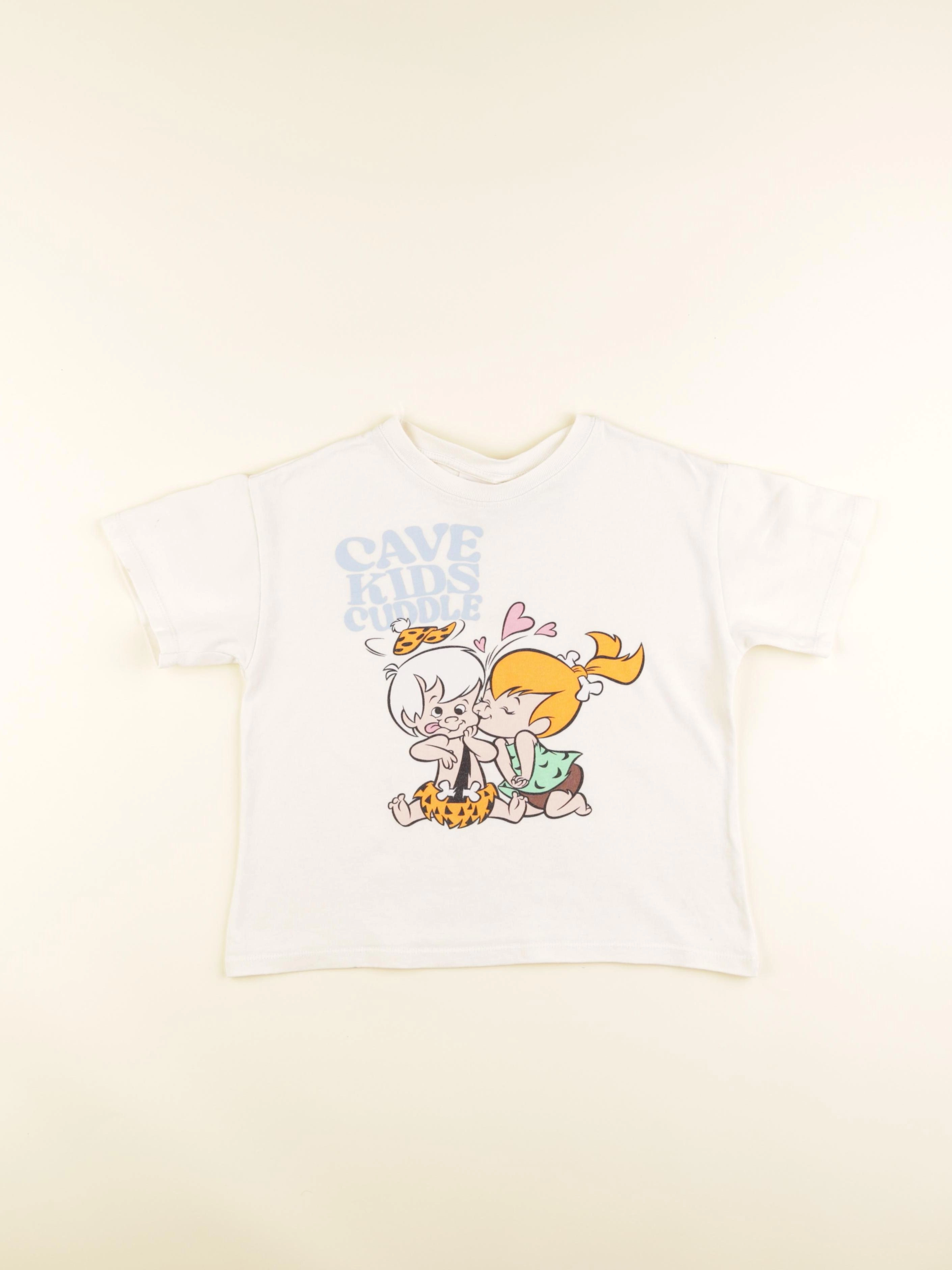 Zara - tee-shirt beige - 6/7 ans