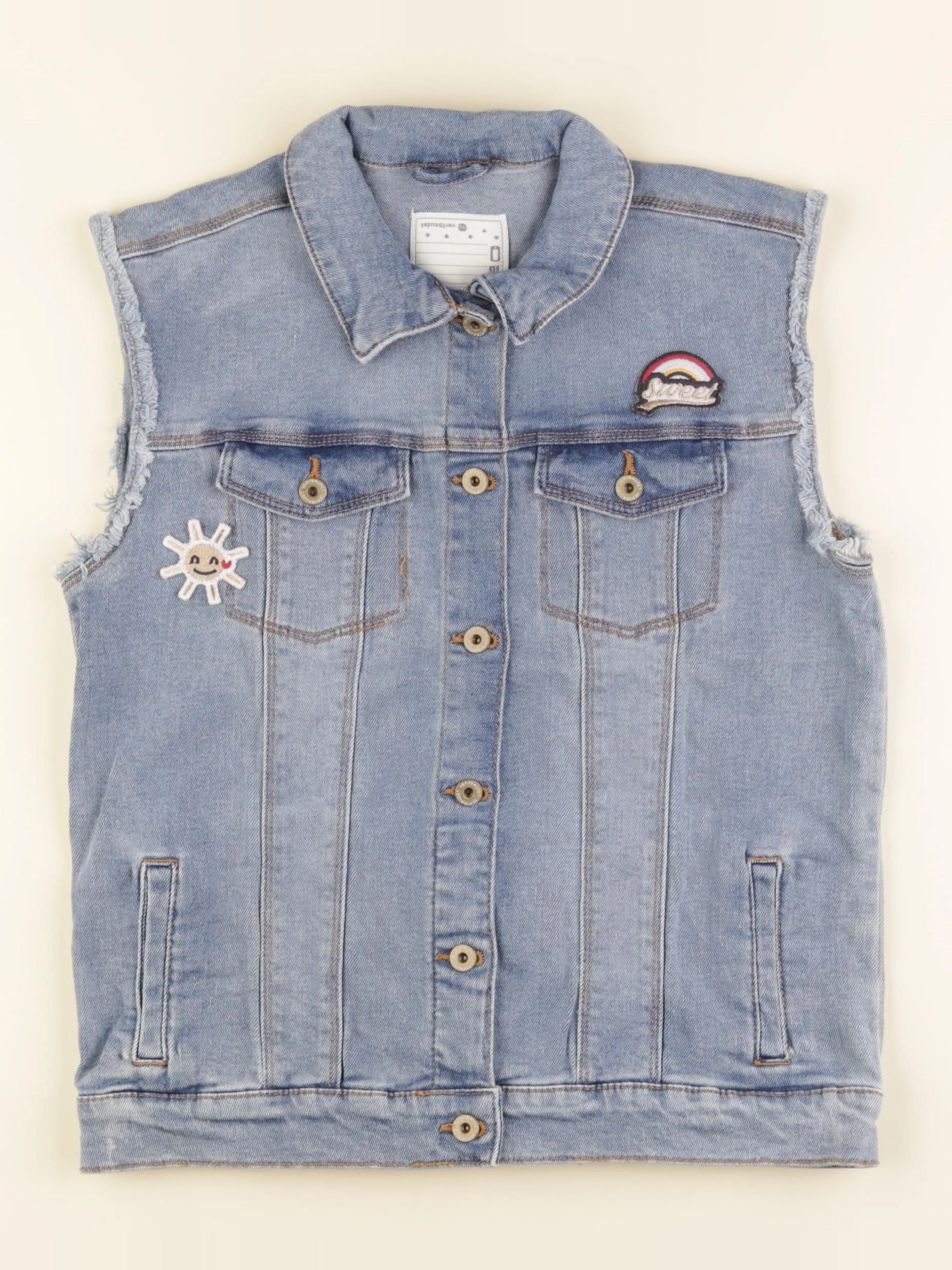 Vertbaudet - veste bleu - 12 ans