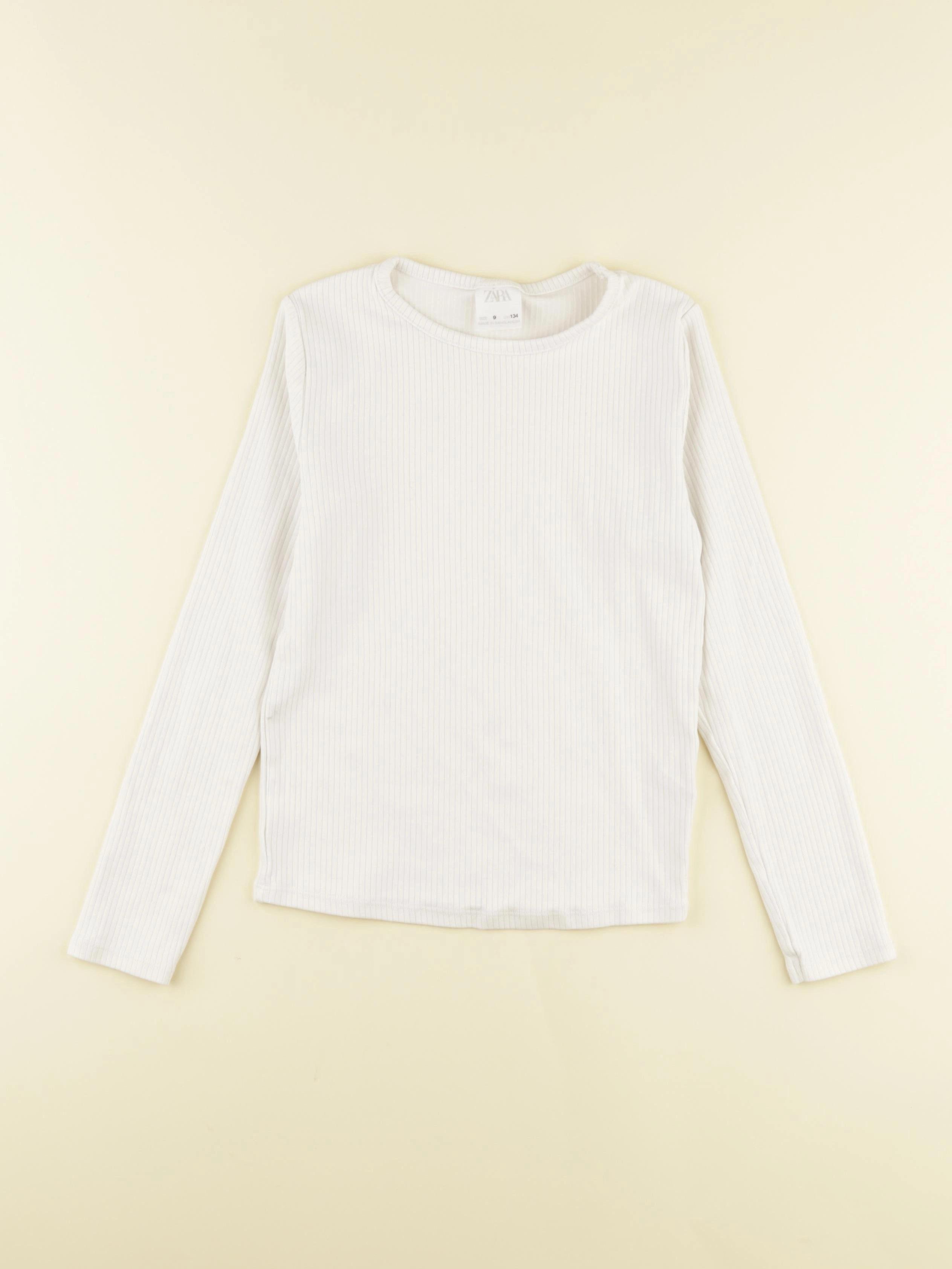 Zara - tee-shirt blanc - 9 ans