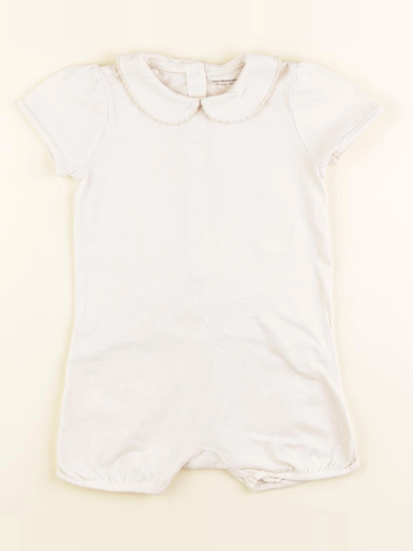 Vertbaudet - combinaison beige - 18 mois