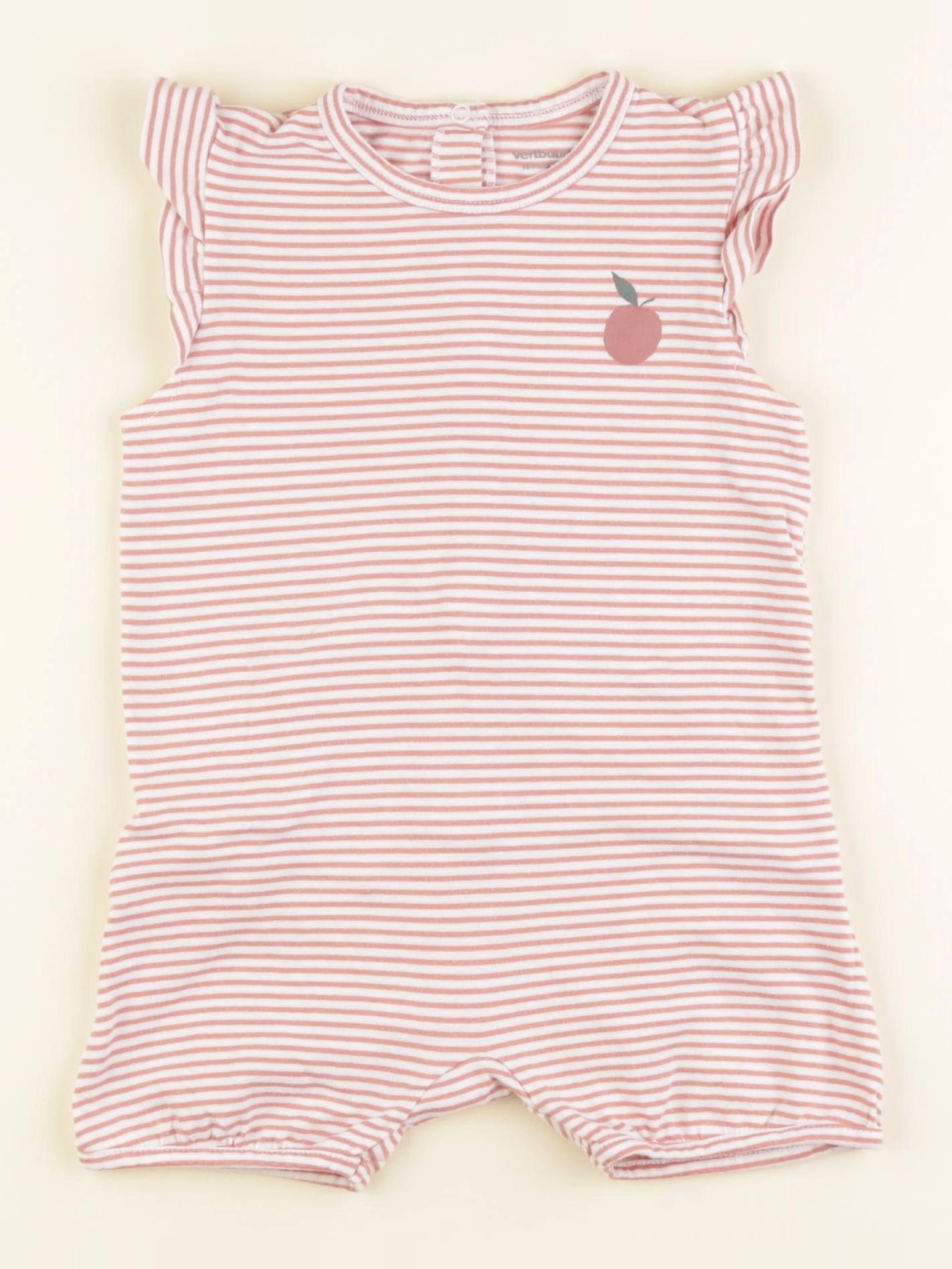 Vertbaudet - combinaison rose - 18 mois