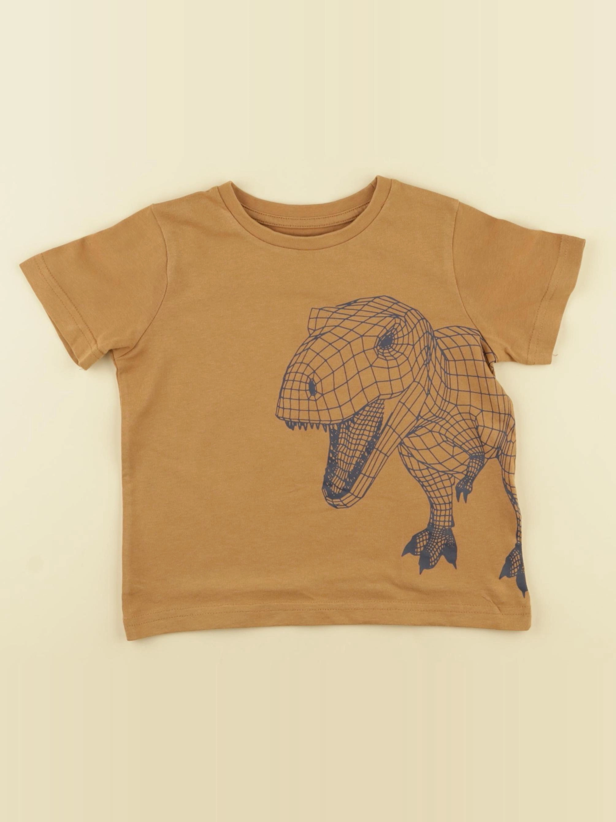 Vertbaudet - tee-shirt marron - 3 ans