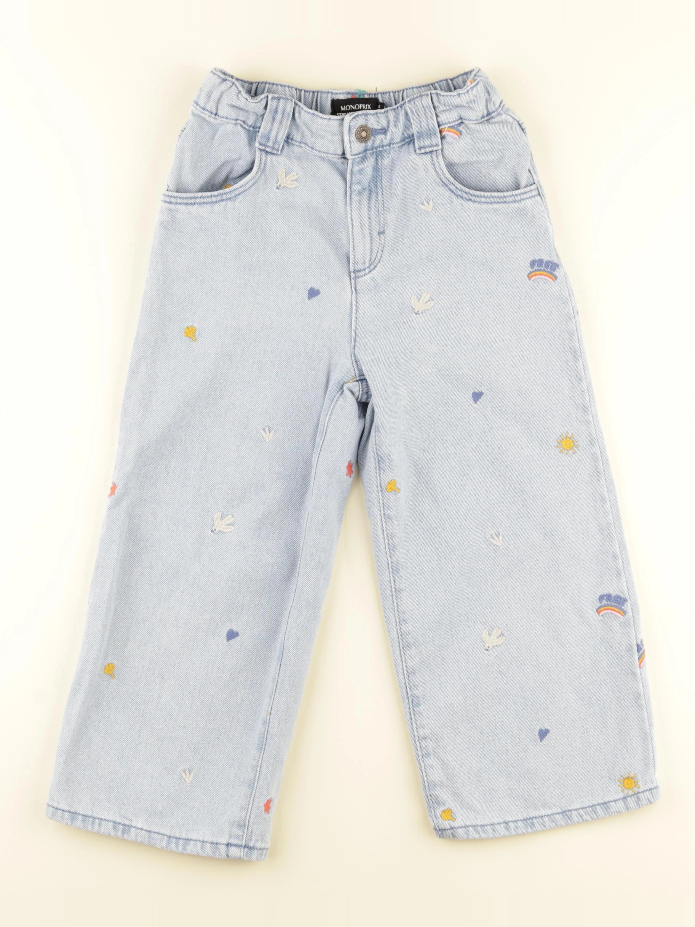 Monoprix - jean bleu - 6 ans
