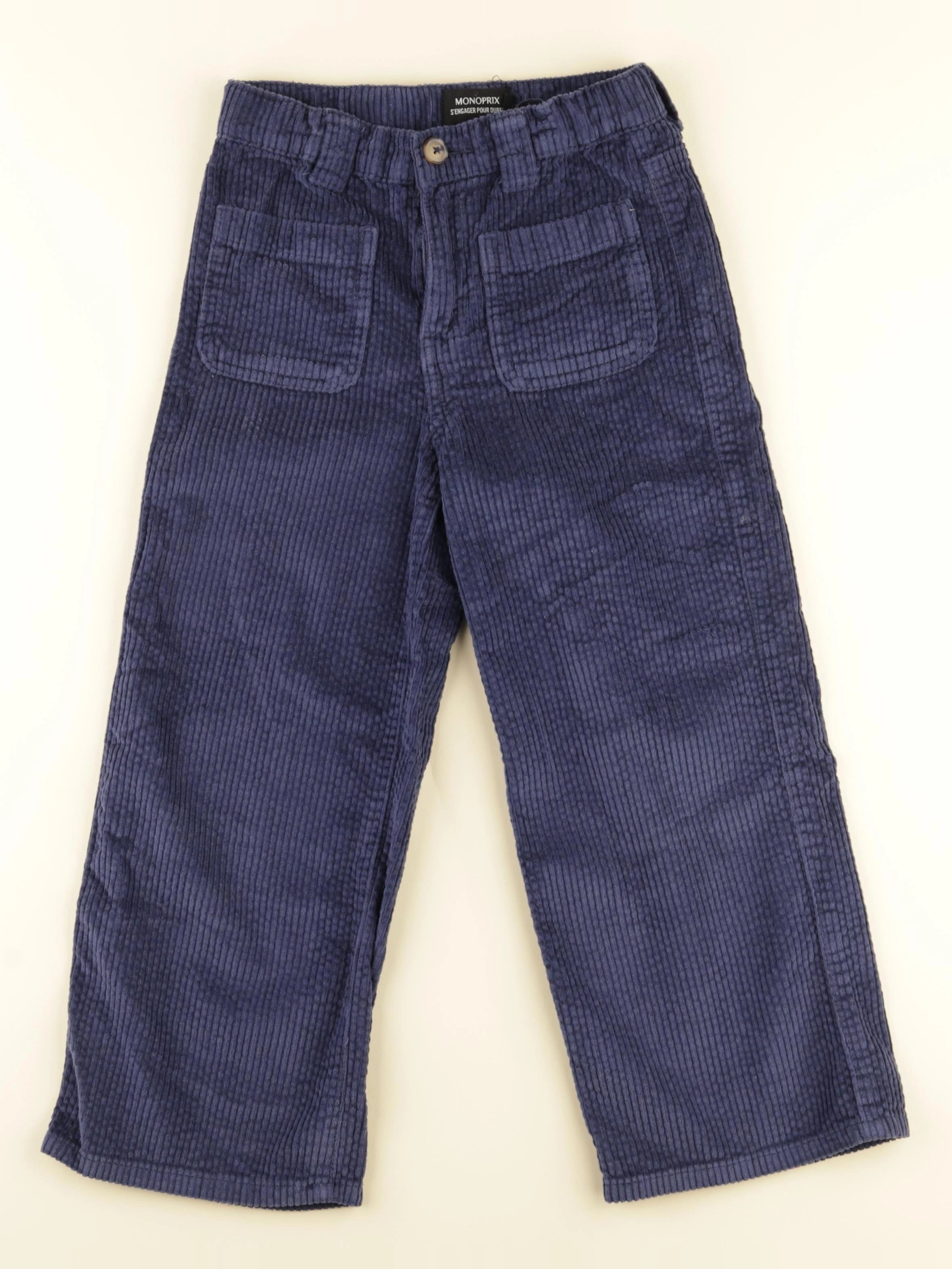 Monoprix - pantalon bleu - 6 ans