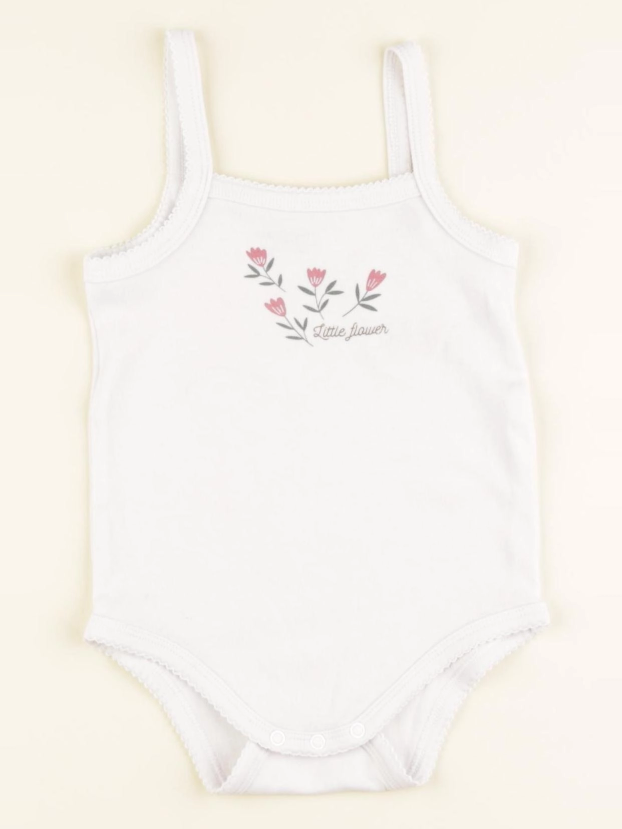 Vertbaudet - body blanc - 18 mois