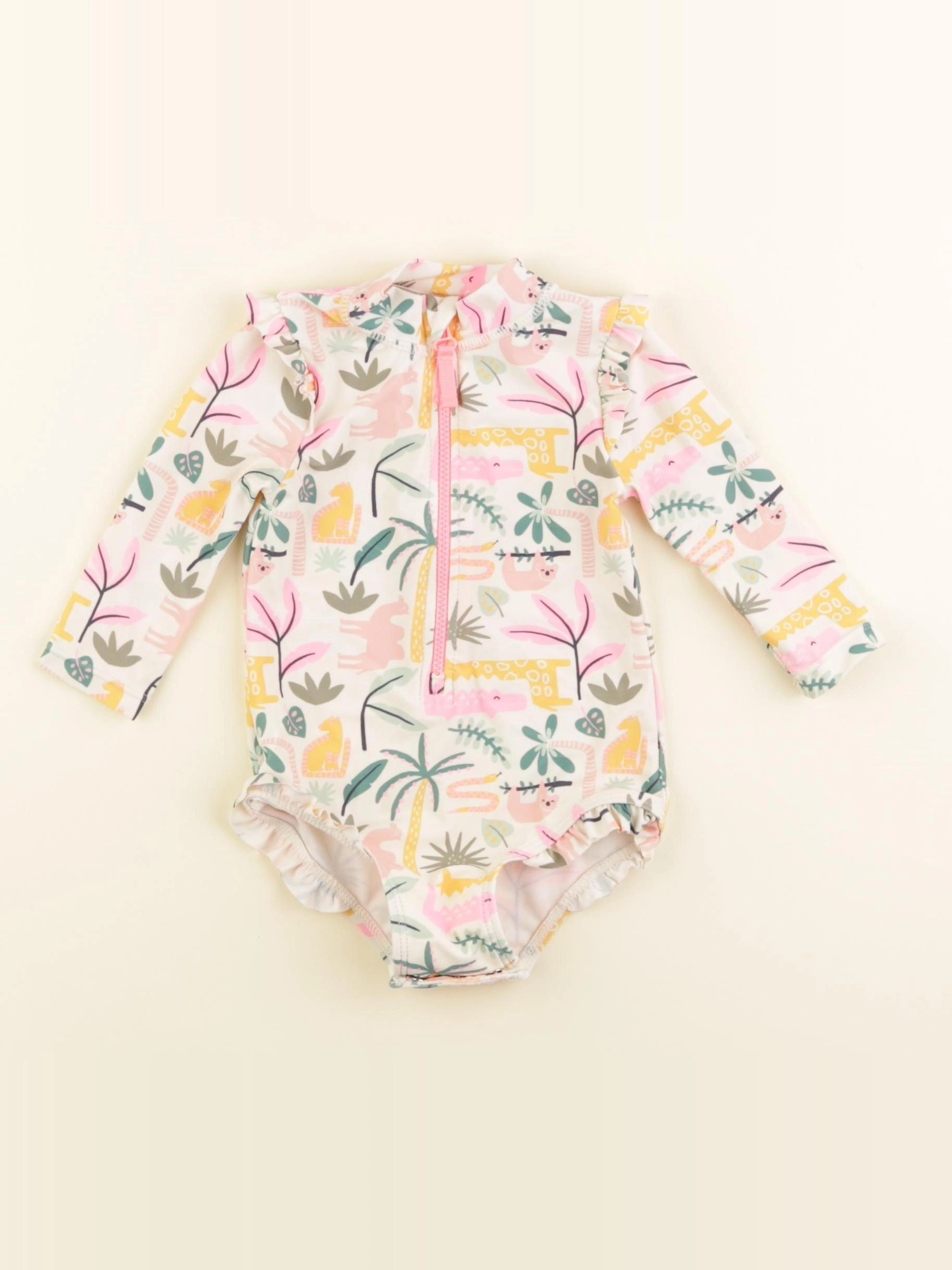 Tape à l'oeil - combi de bain multicolore - 9 mois