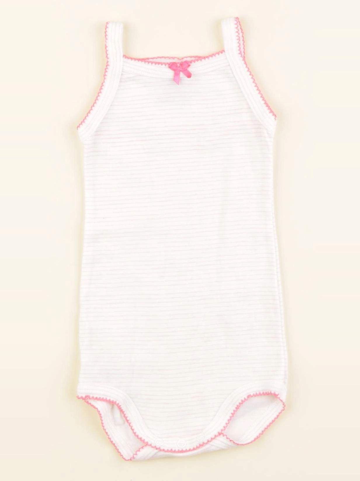 Petit Bateau - body rose - 12 mois
