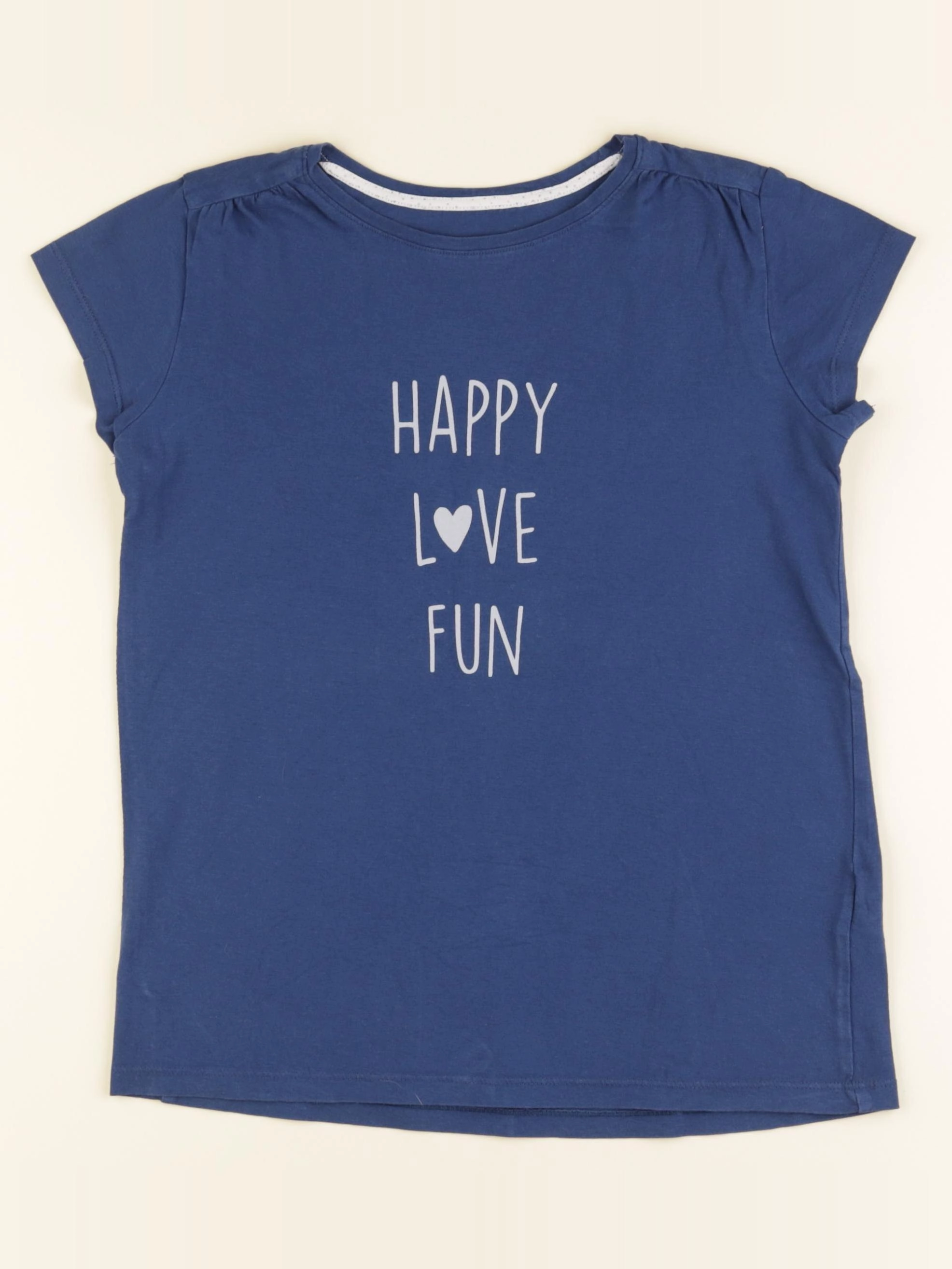 Vertbaudet - tee-shirt bleu - 12 ans