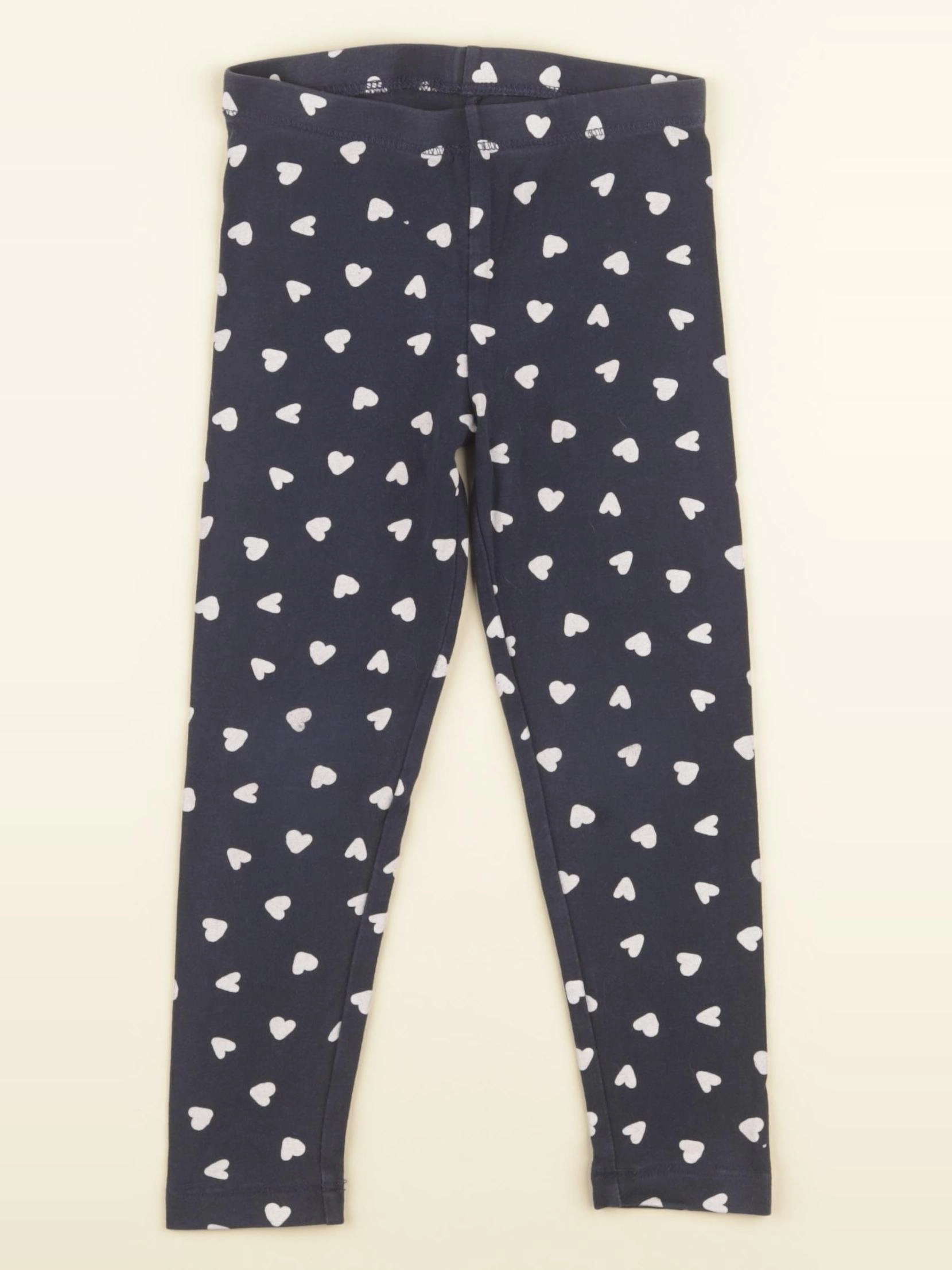 Monoprix - legging bleu - 3 ans