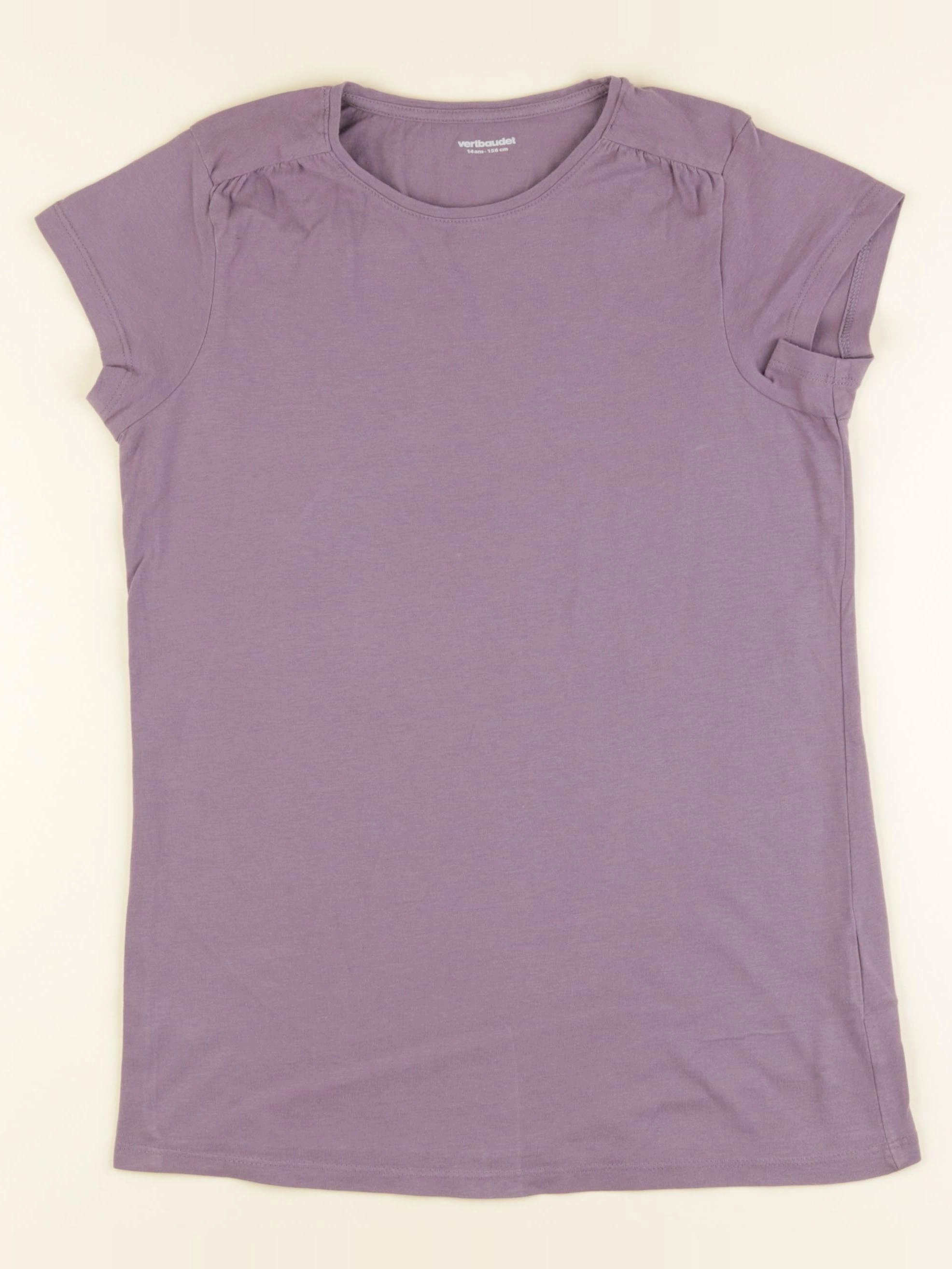 Vertbaudet - tee-shirt violet - 14 ans