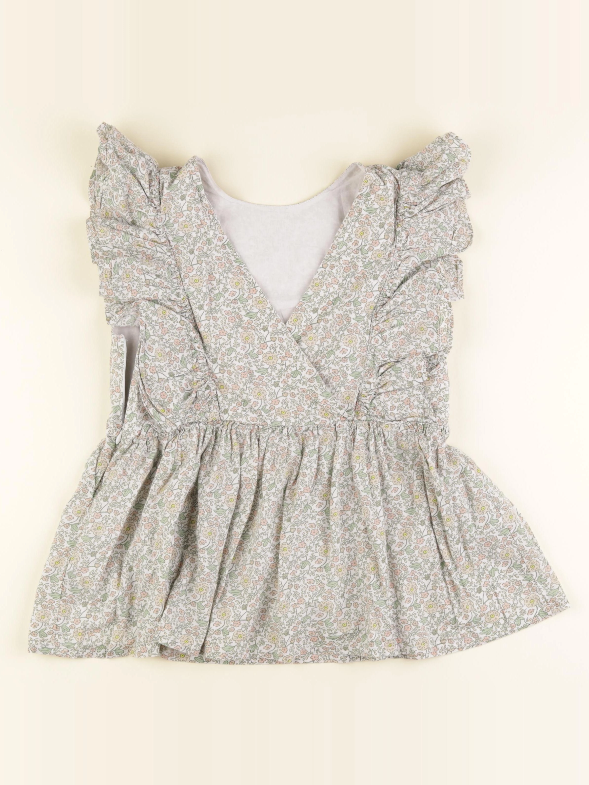 Vertbaudet - blouse vert, rose - 12 ans