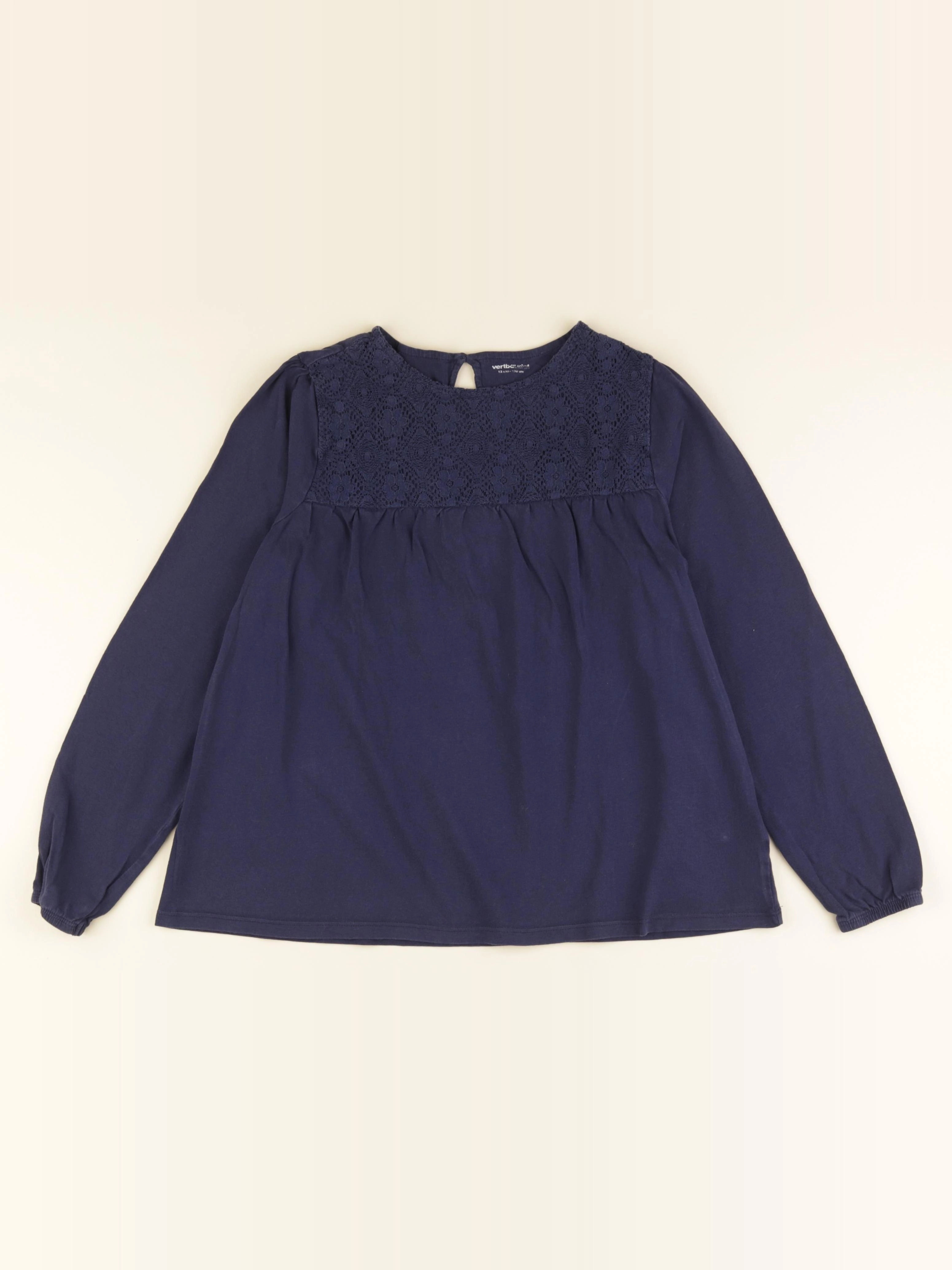 Vertbaudet - tee-shirt bleu - 12 ans