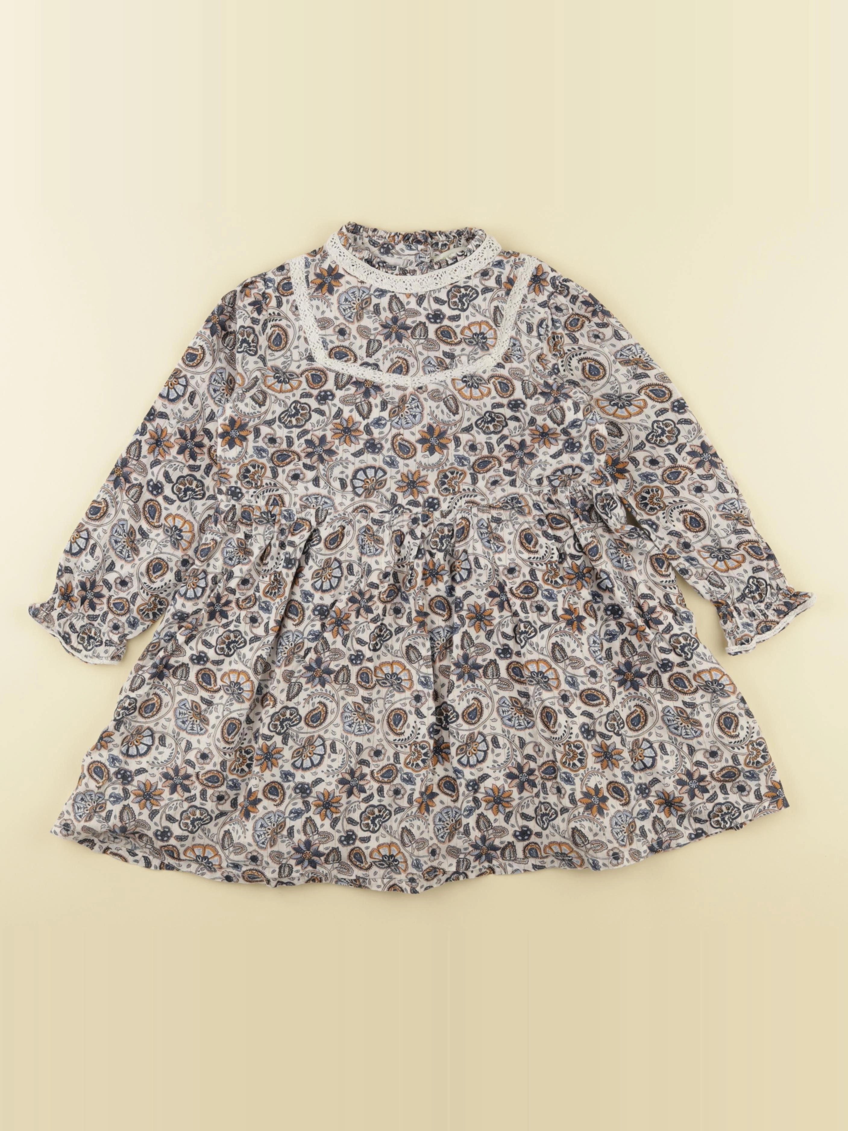 Vertbaudet - robe bleu - 4 ans