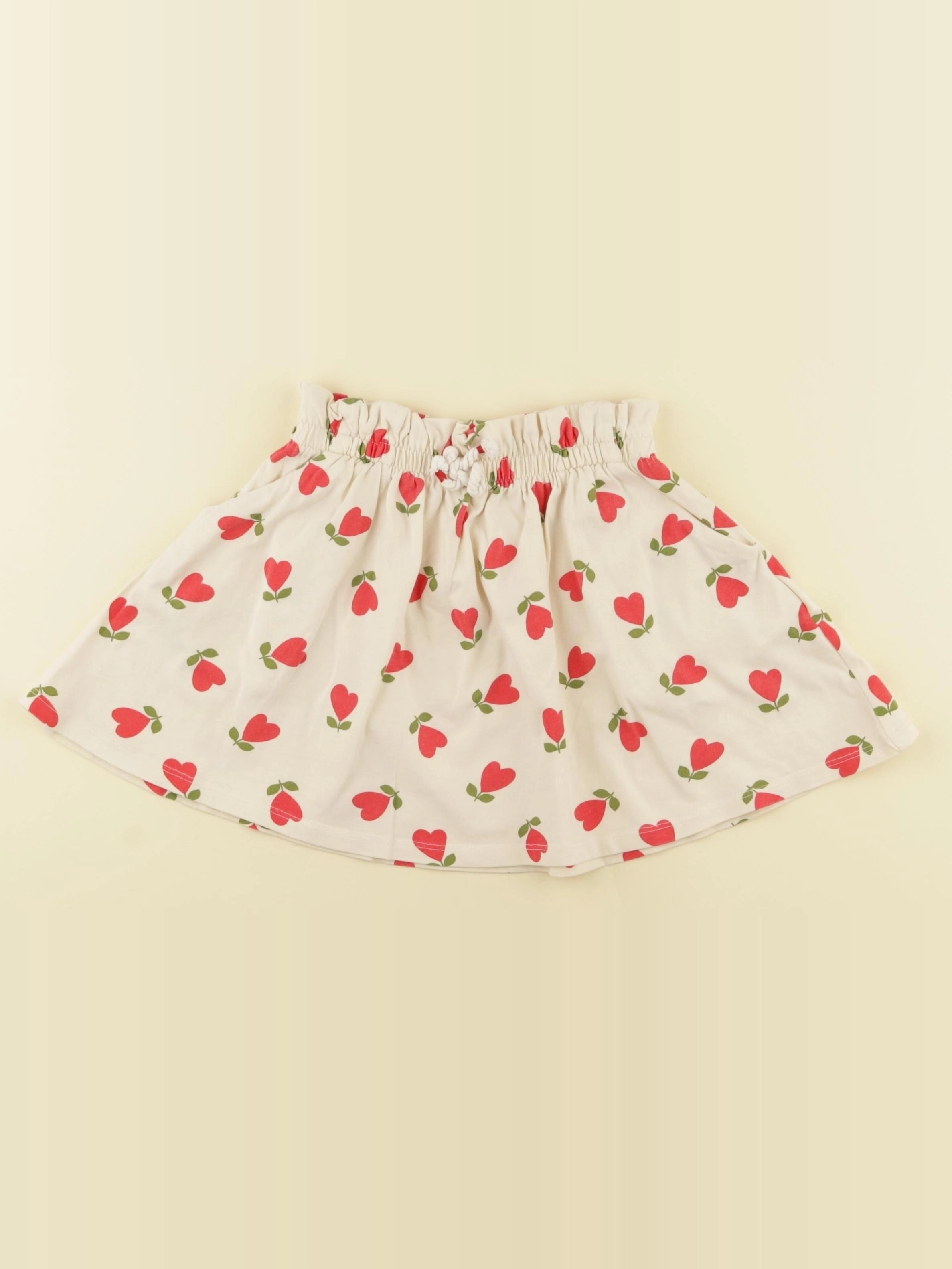 Vertbaudet - jupe rouge - 4 ans