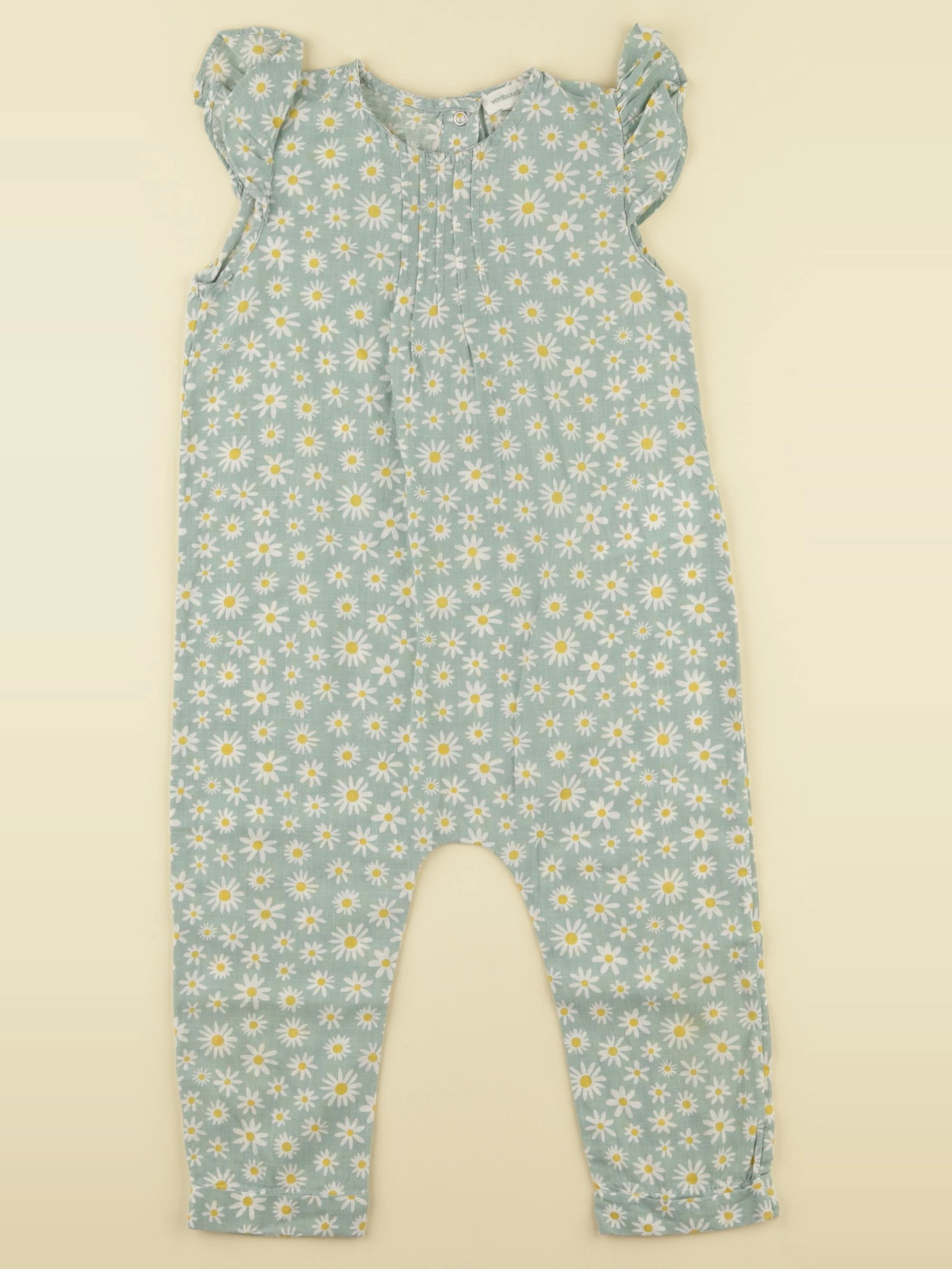 Vertbaudet - combinaison vert - 2 ans