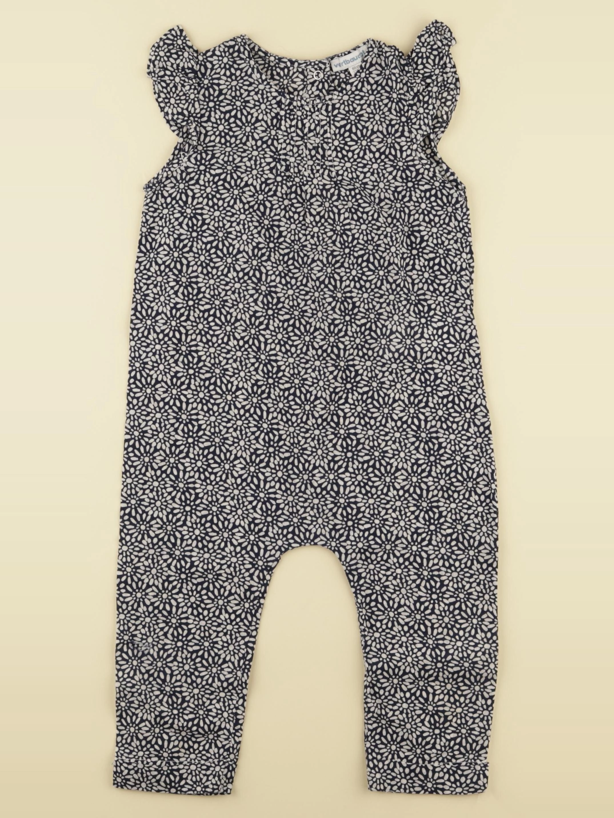 Vertbaudet - combinaison bleu - 2 ans