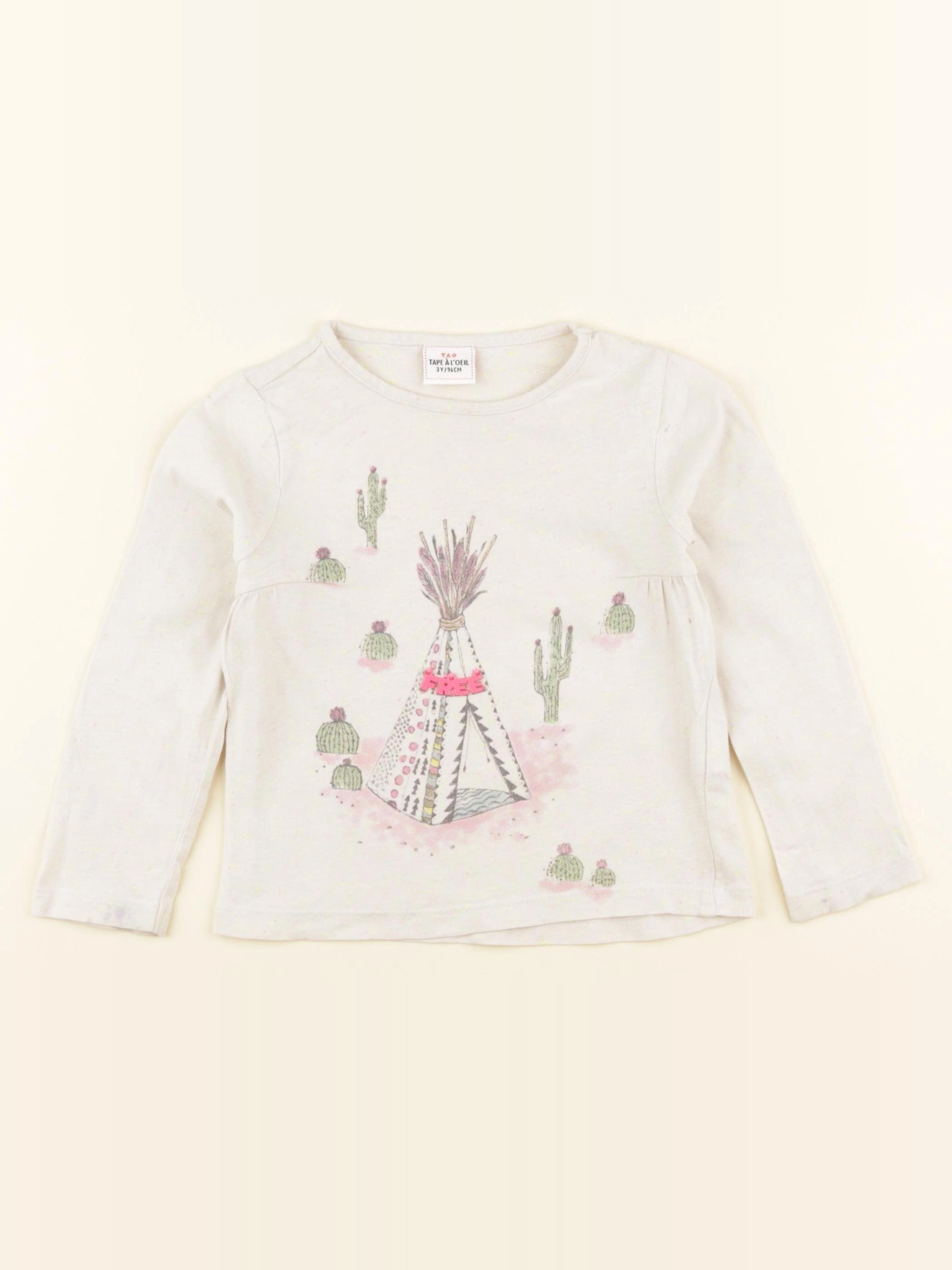 Tape à l'oeil - tee-shirt multicolore - 3 ans