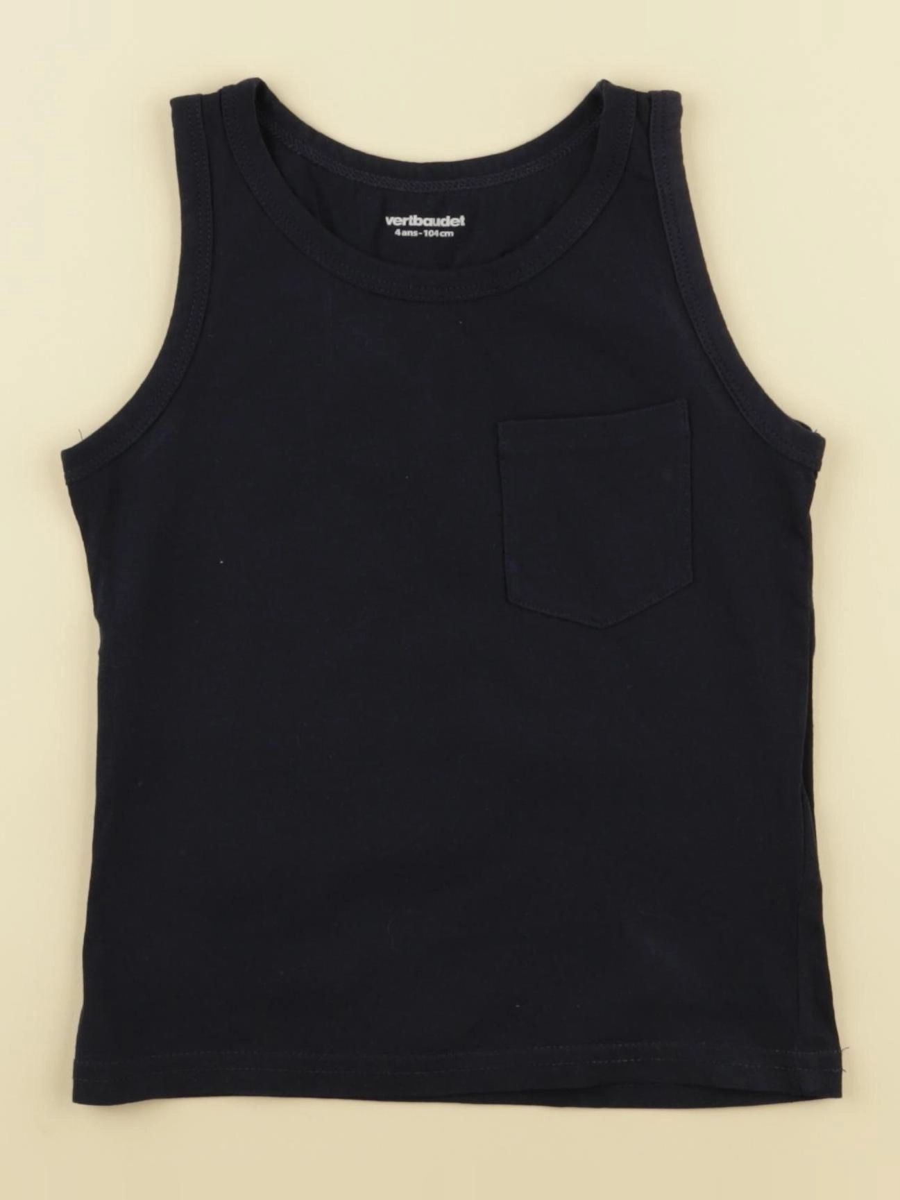 Vertbaudet - débardeur bleu - 4 ans
