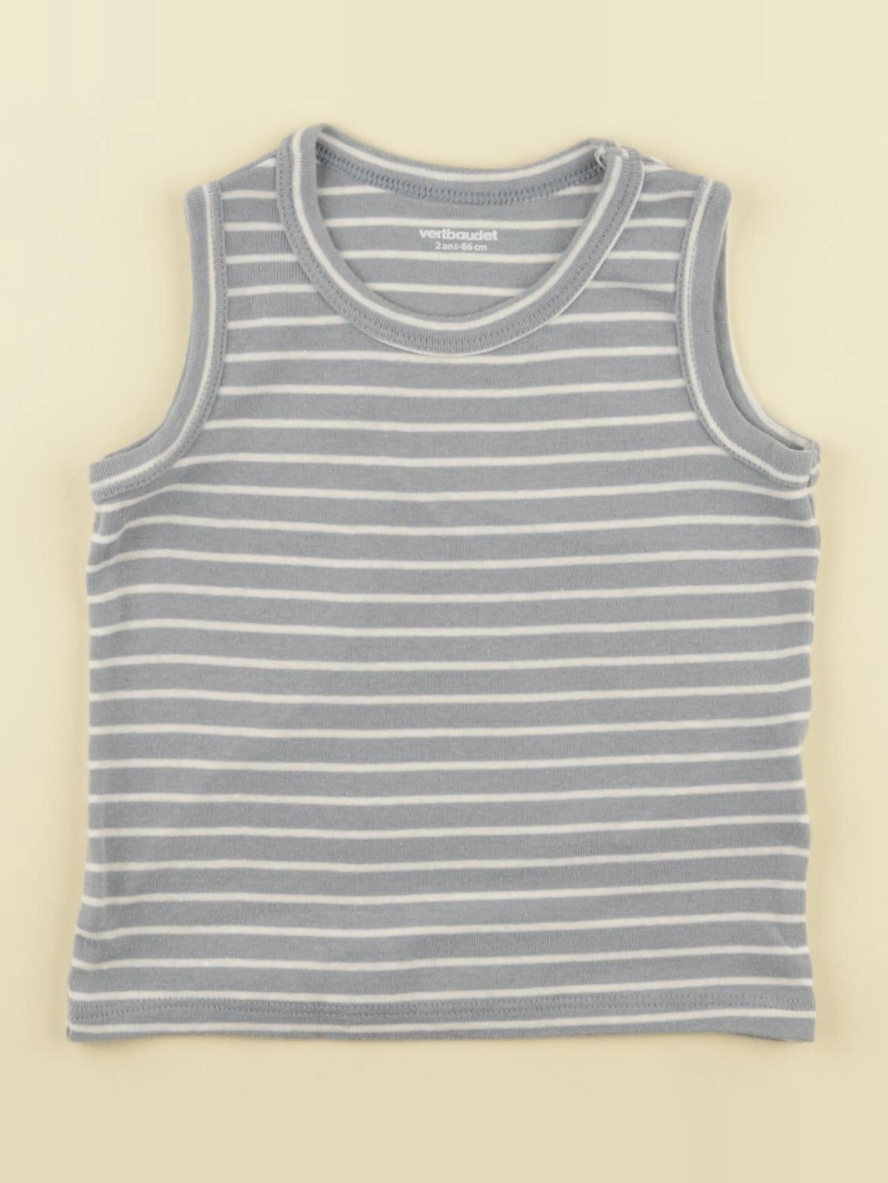 Vertbaudet - débardeur bleu - 2 ans