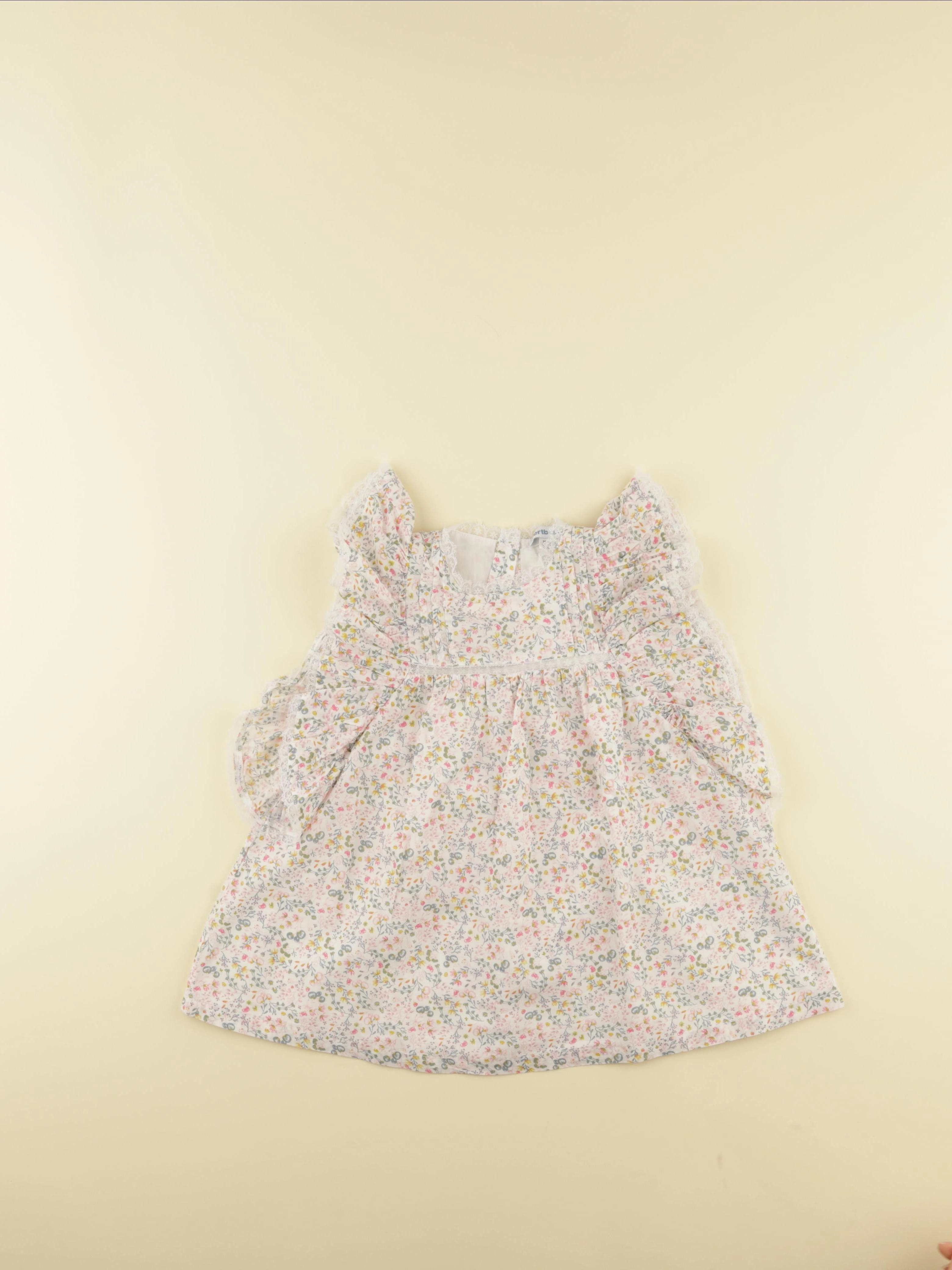 Vertbaudet - robe multicolore - 2 ans
