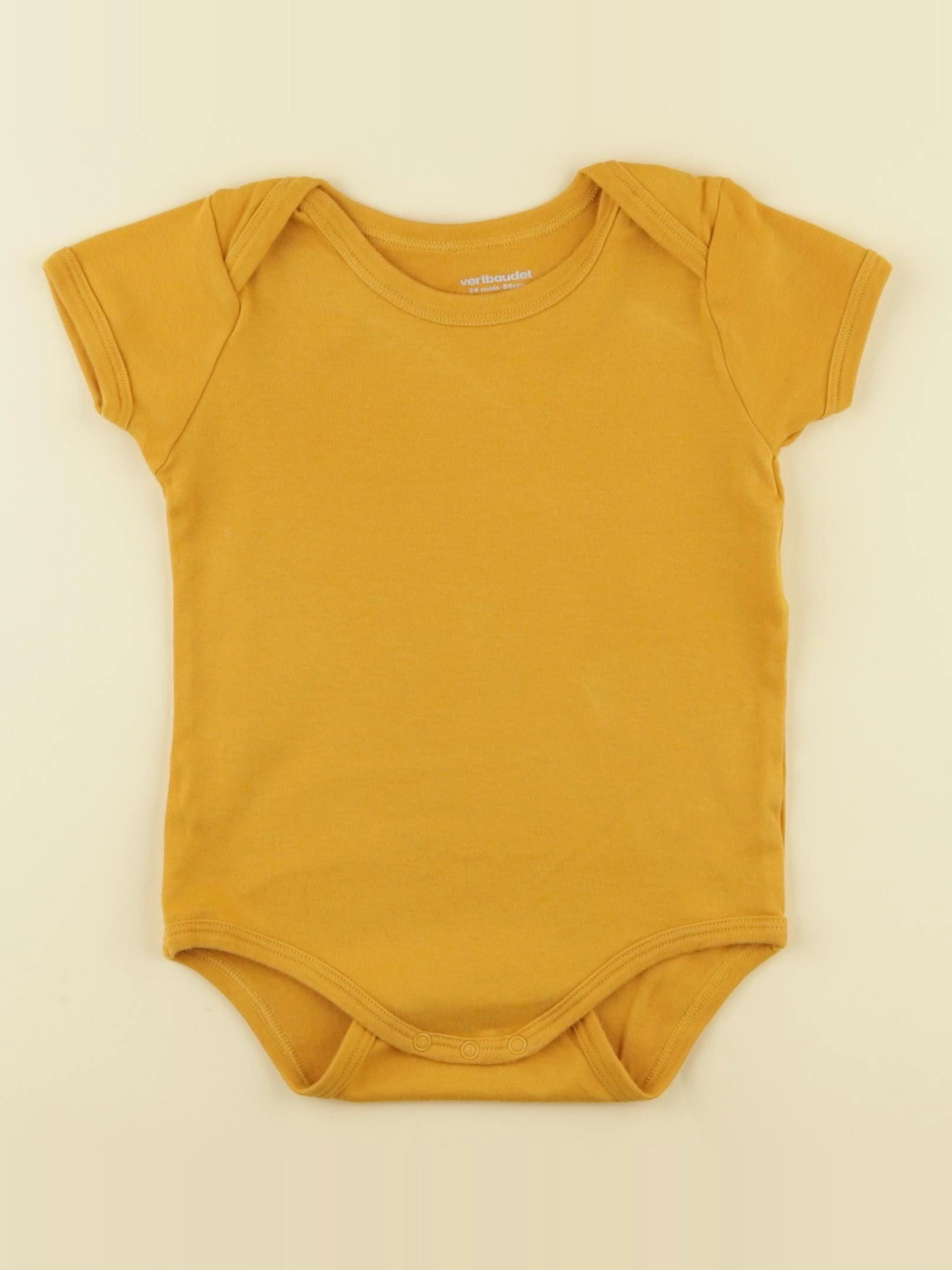 Vertbaudet - body jaune - 24 mois
