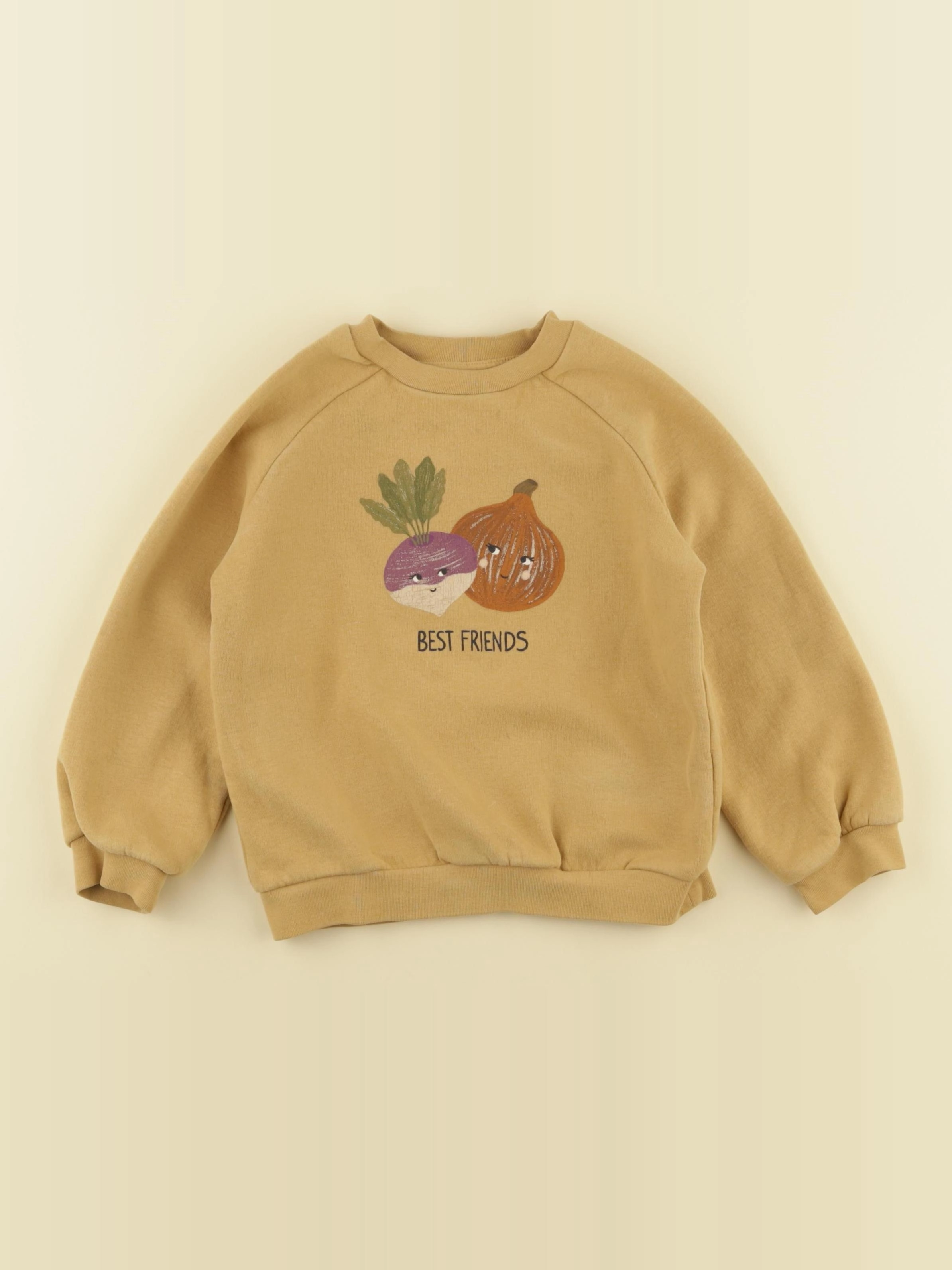Vertbaudet - sweat jaune - 4 ans