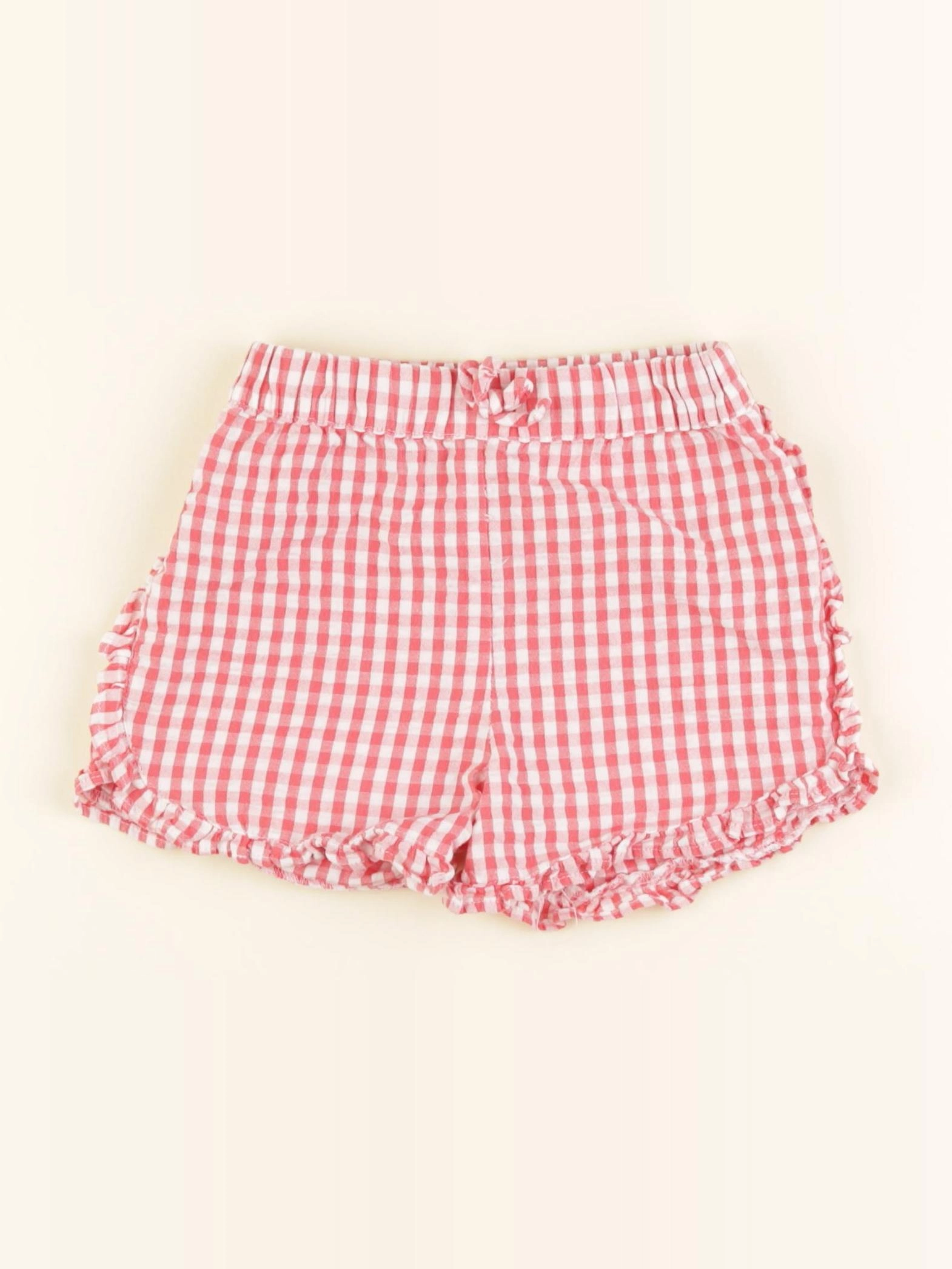 Vertbaudet - short rouge - 2 ans