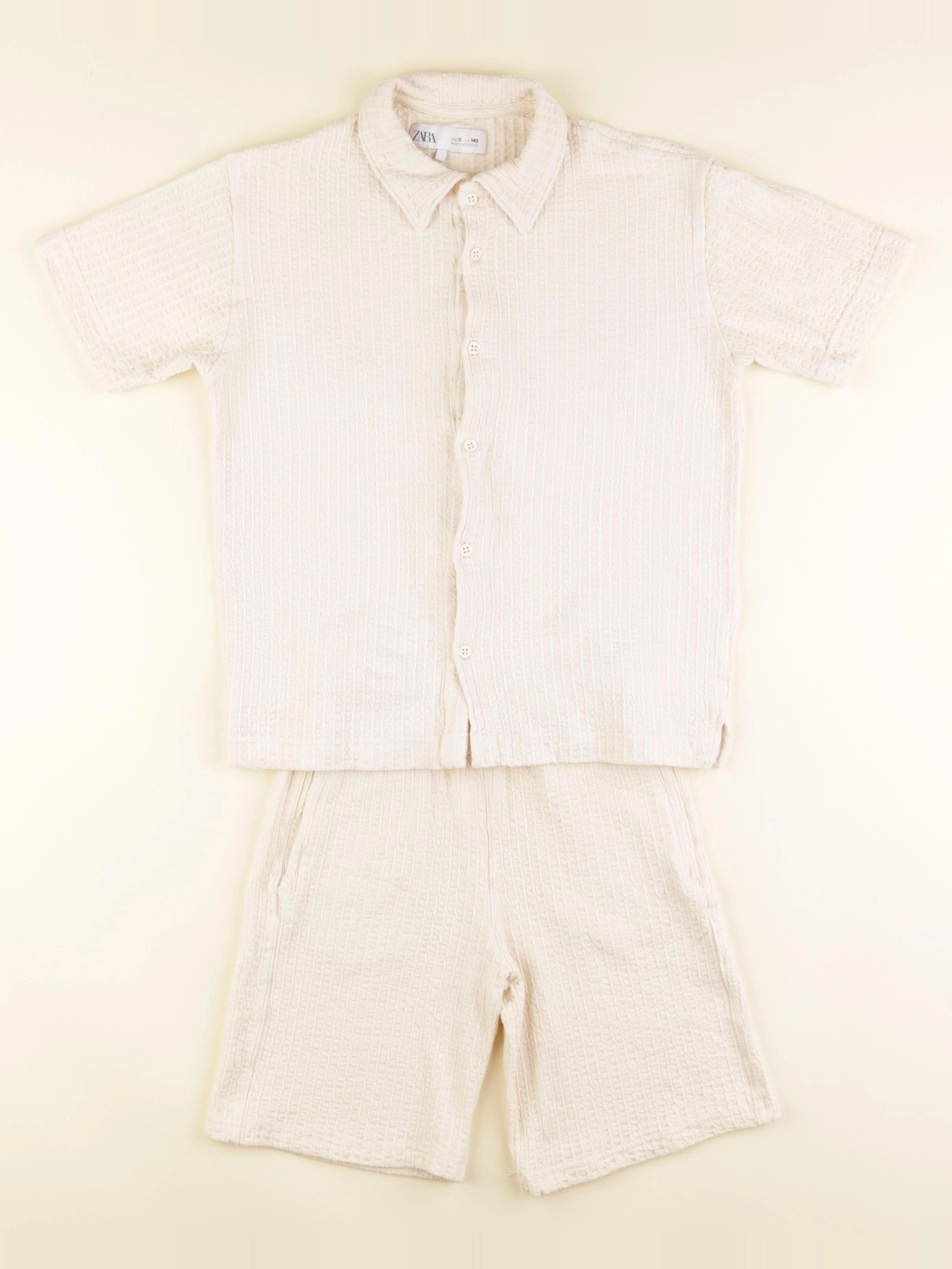 Zara - ensemble beige - 10 ans