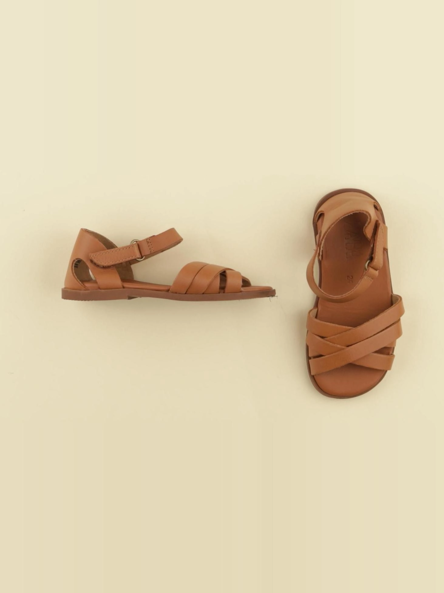 Zara - sandales marron - pointure 24