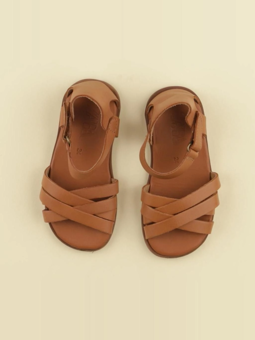 Zara - sandales marron - pointure 24