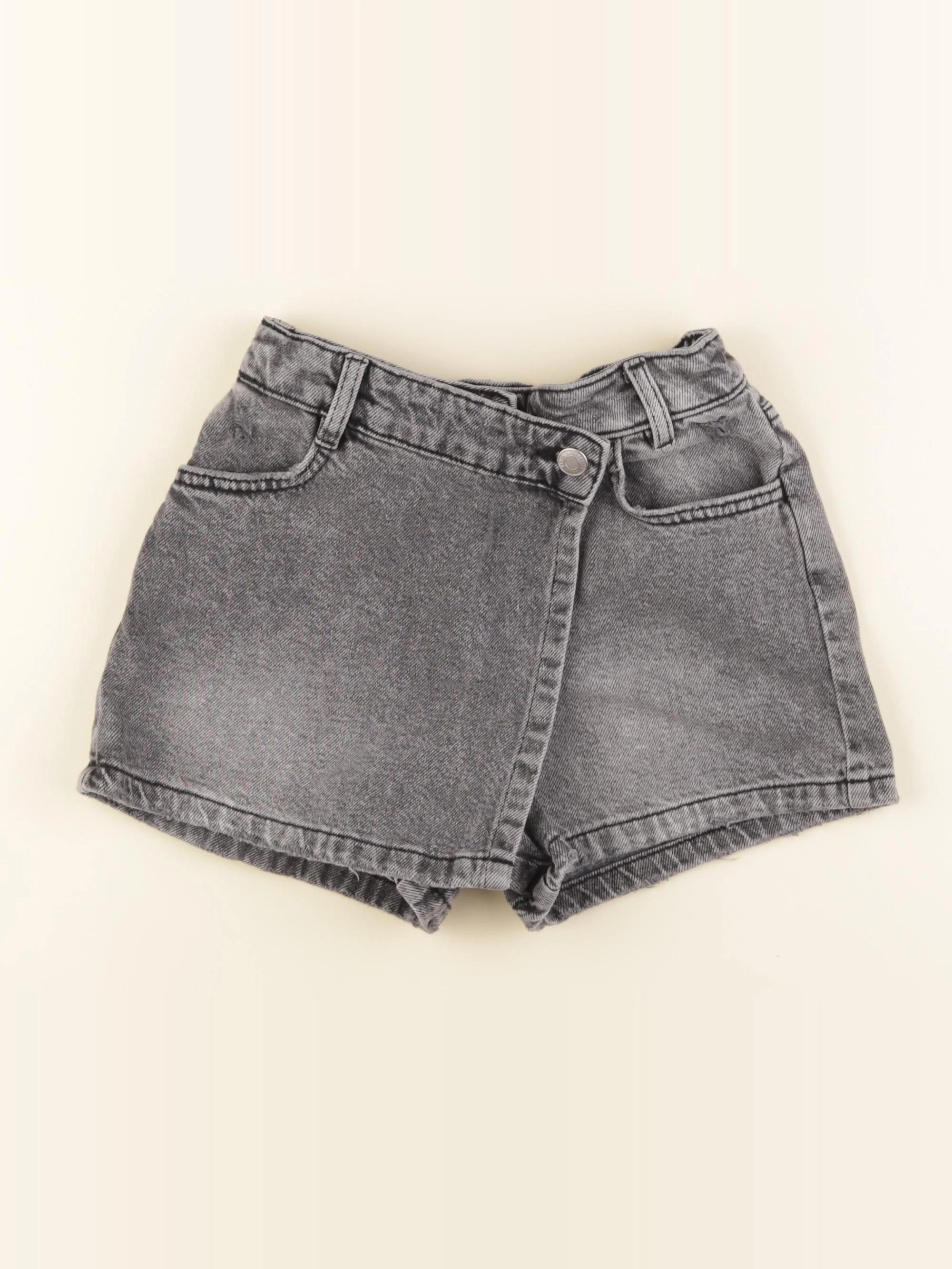 Zara - jupe short gris - 10 ans
