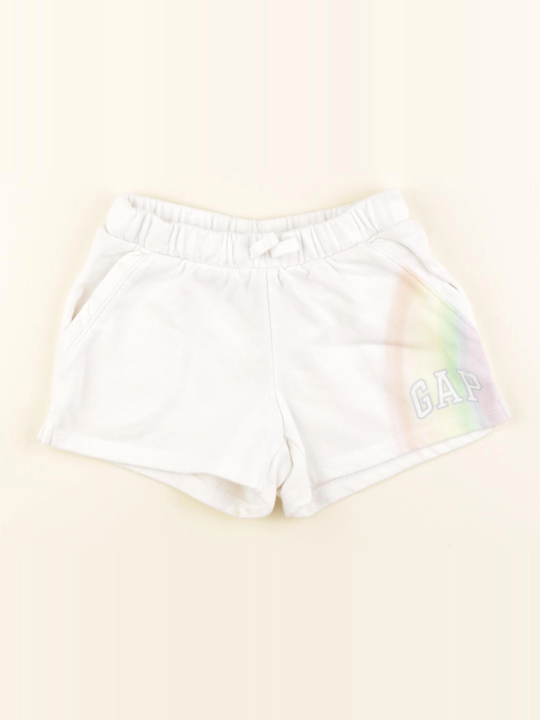 GAP - short blanc - 6/7 ans