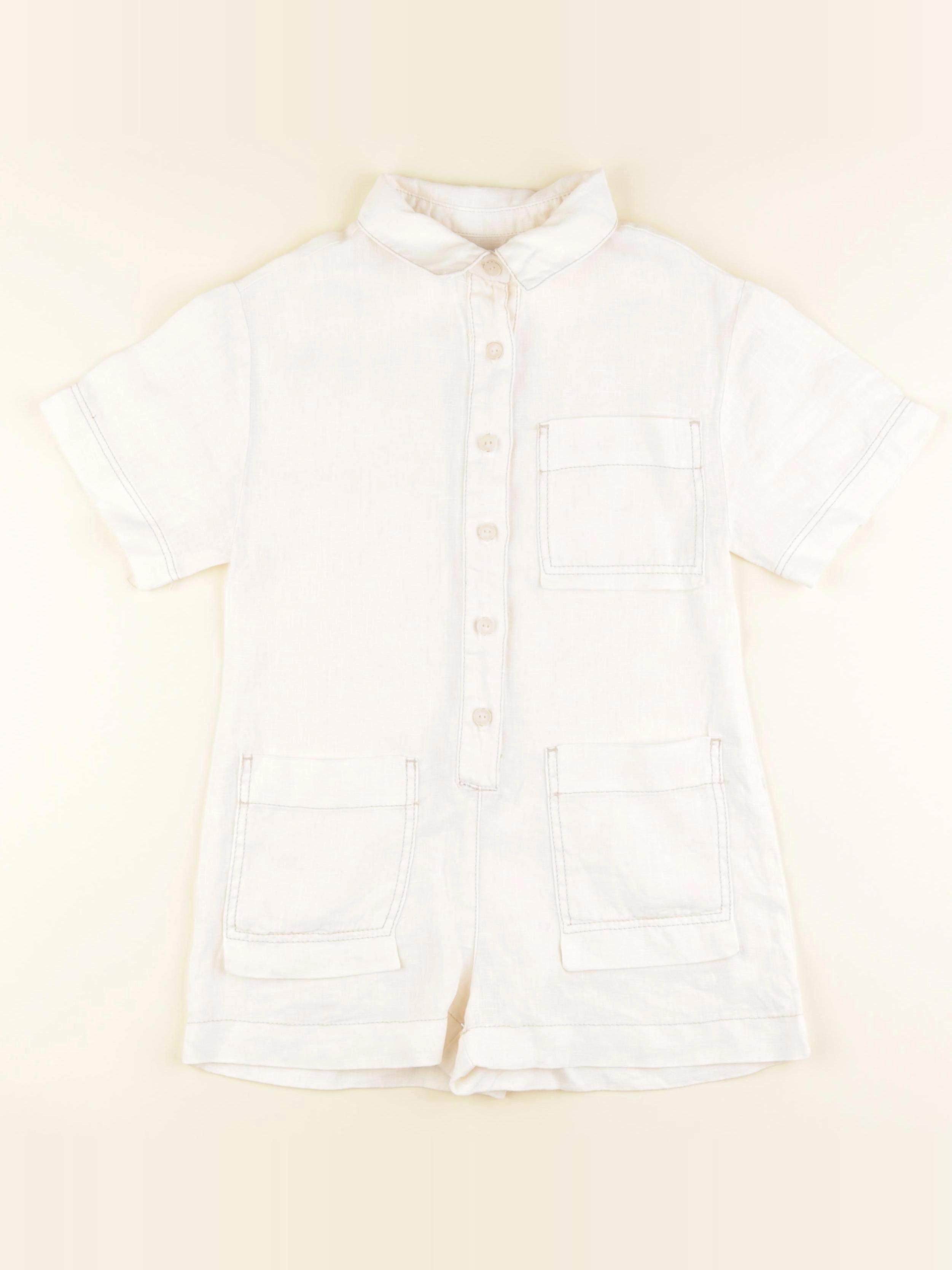 Zara - chemise beige - 7 ans