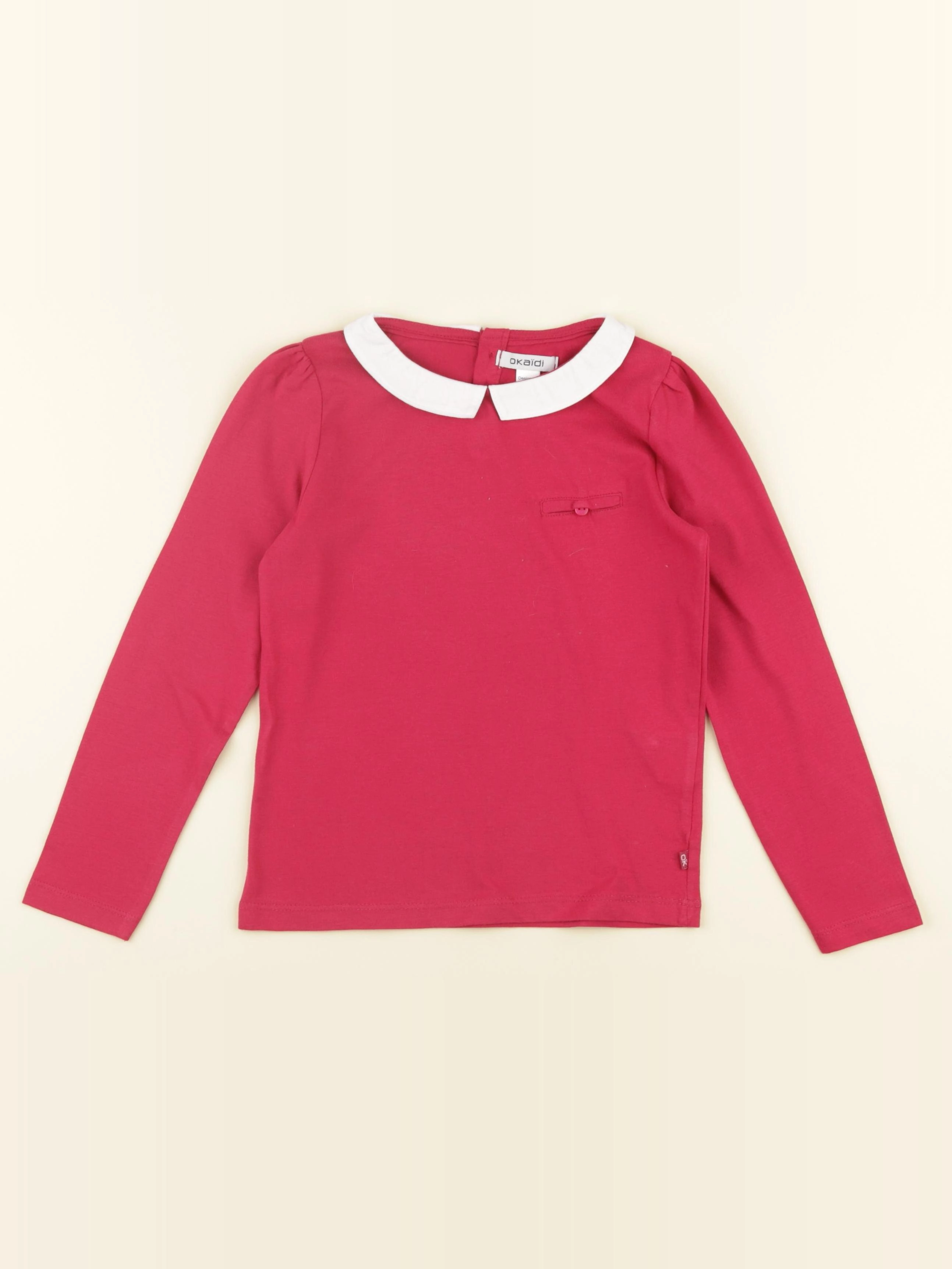 Okaidi - tee-shirt rose - 6 ans