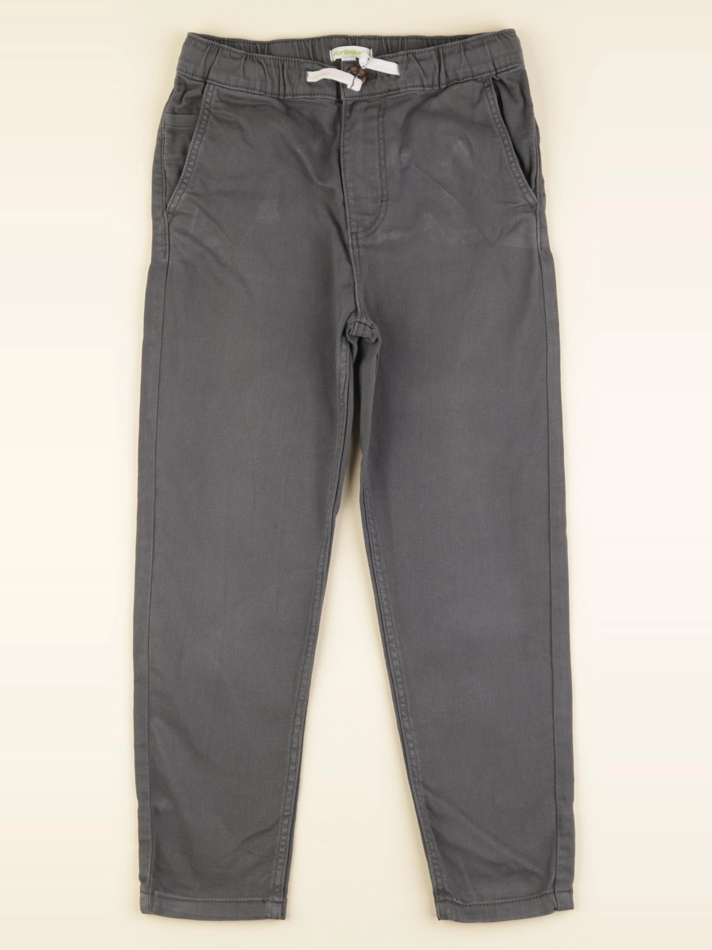 Vertbaudet - pantalon vert - 8 ans