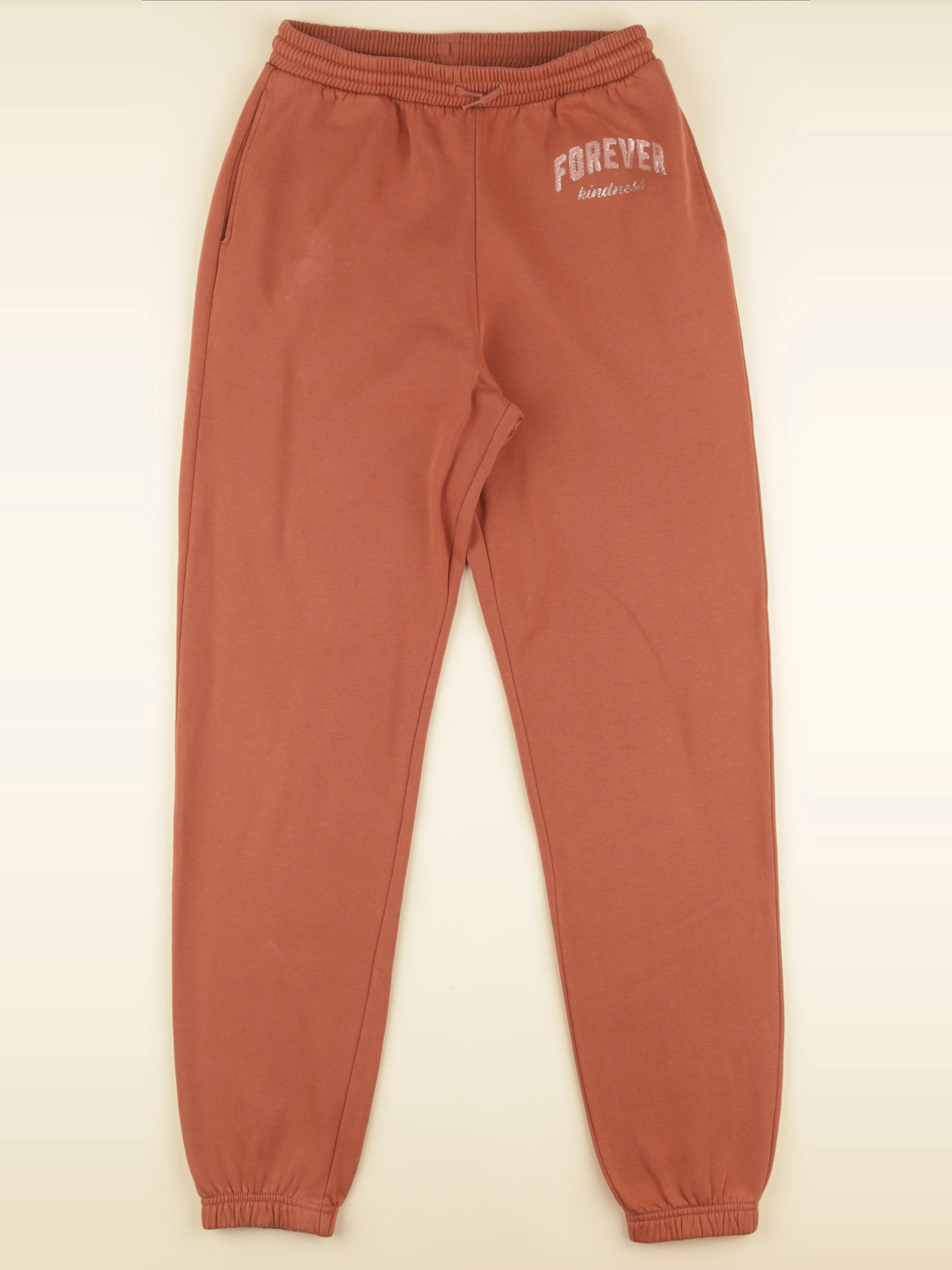 H&M - jogging rouge - 13/14 ans