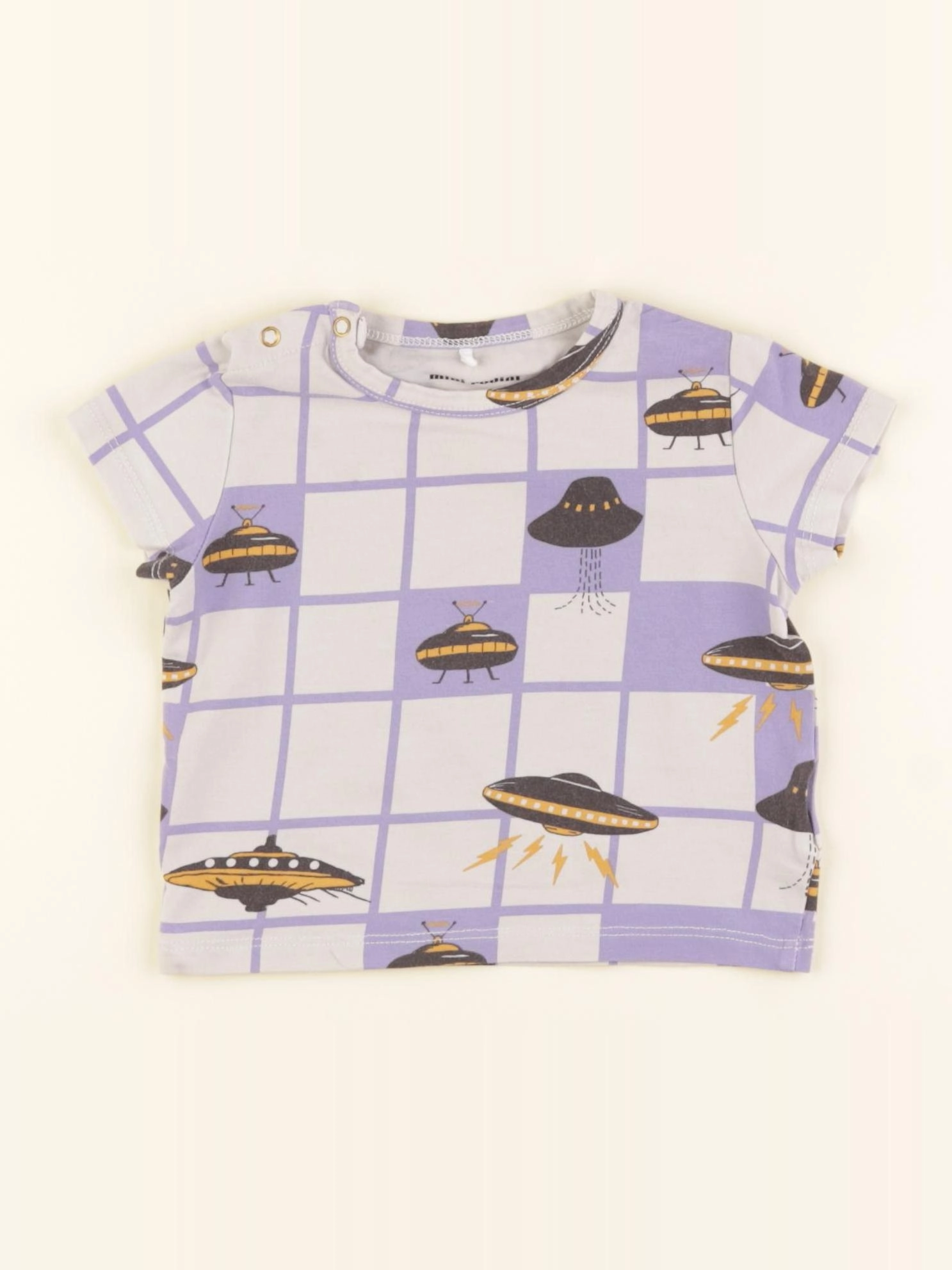 Mini Rodini - tee-shirt violet - 6/9 mois