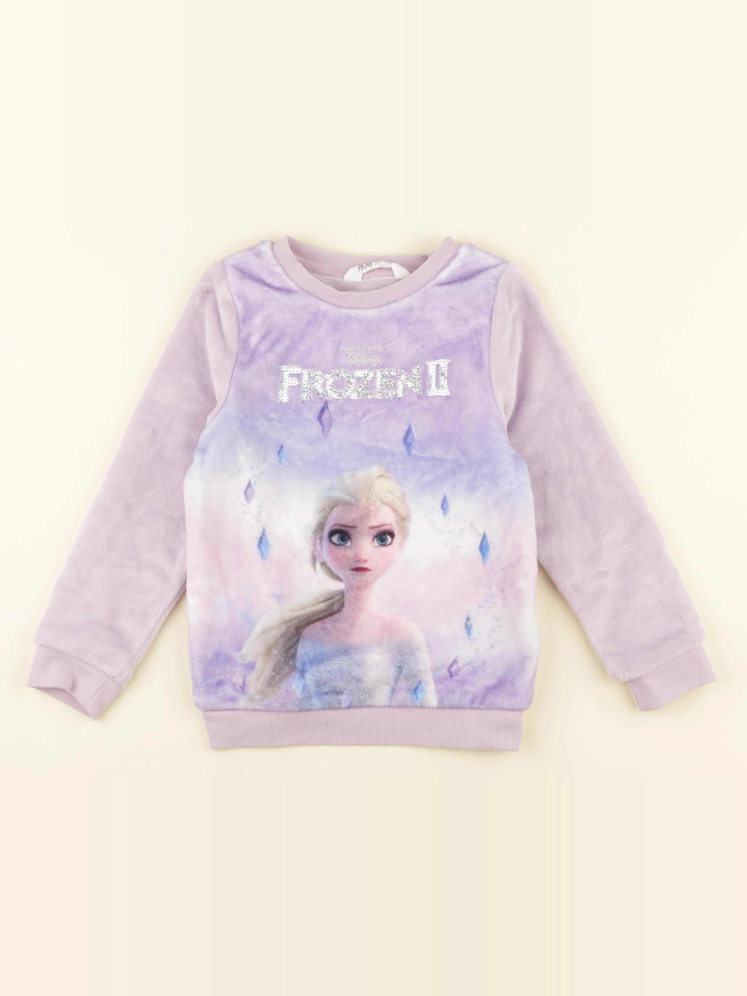 H&M - sweat violet - 5/6 ans