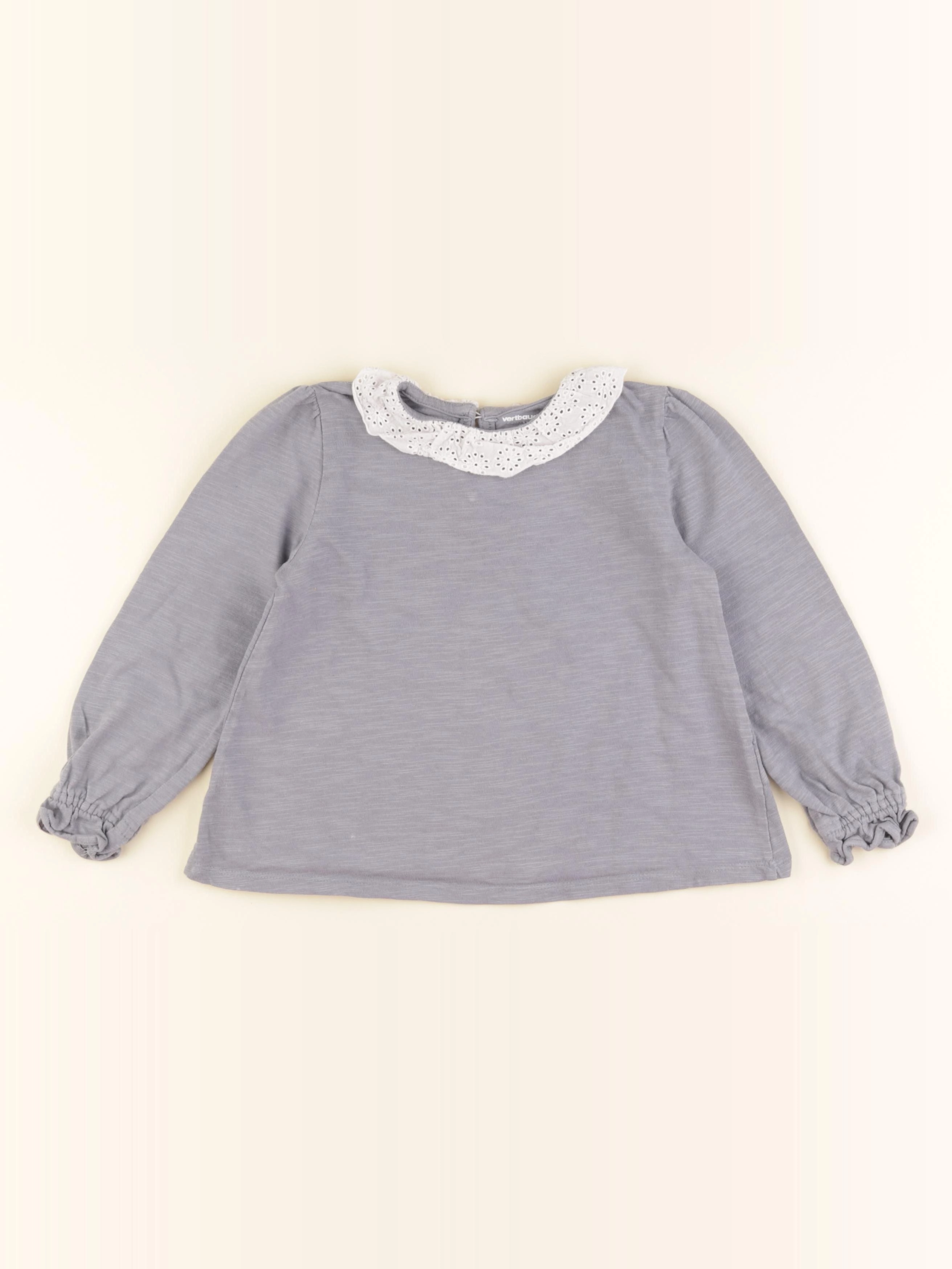 Vertbaudet - tee-shirt bleu - 6 ans