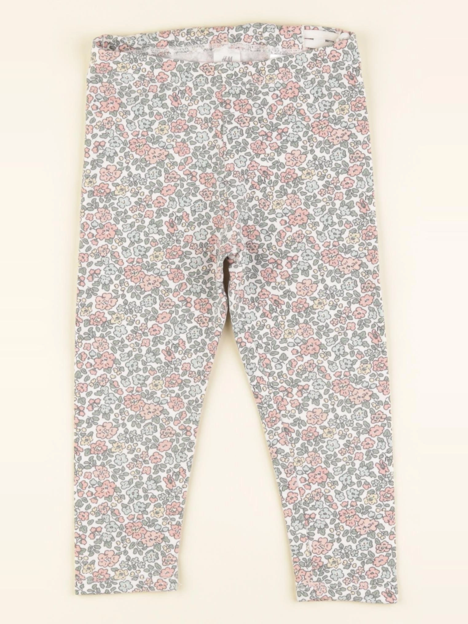 H&M - legging rose, vert - 2 ans