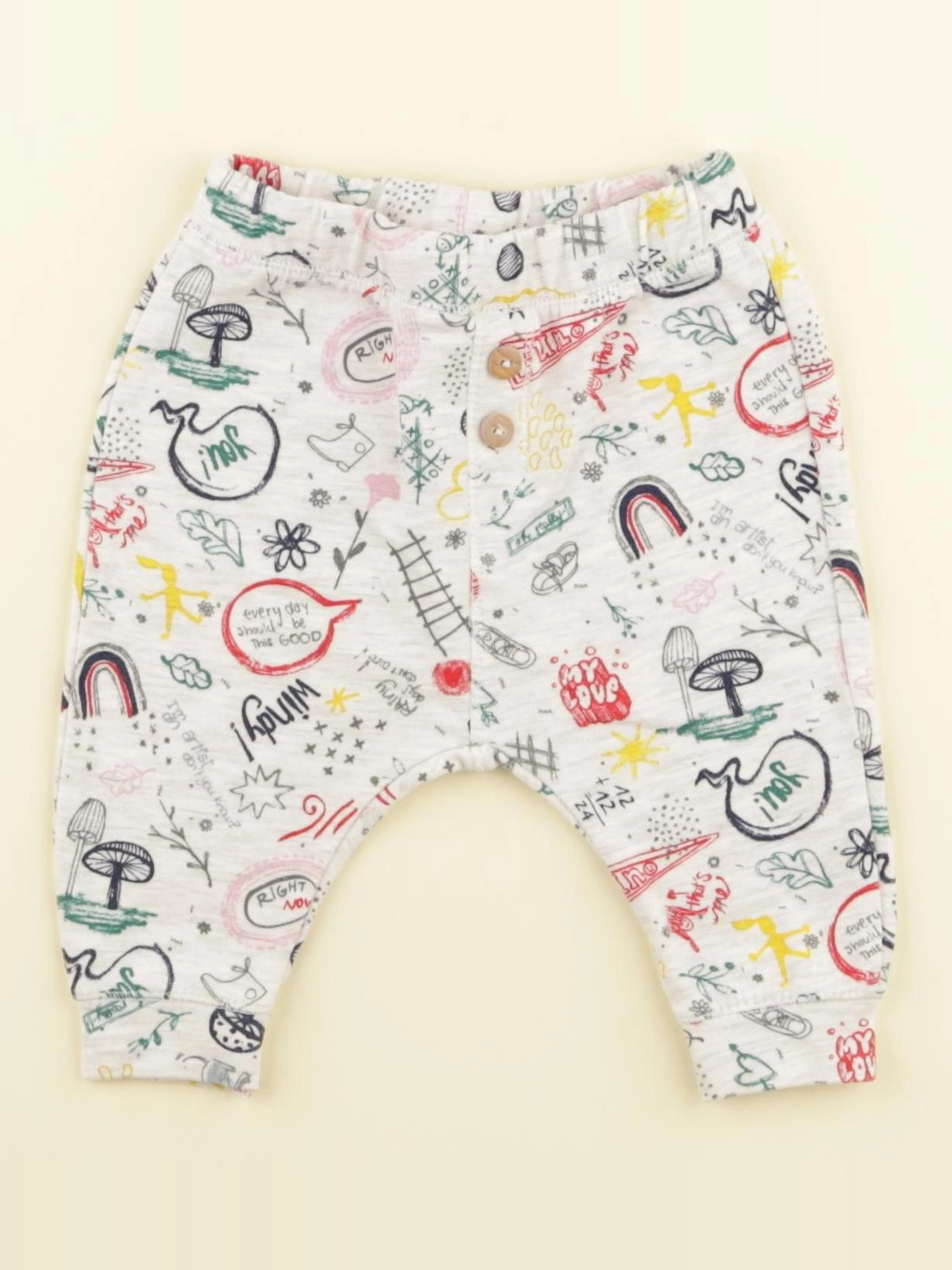 Zara - jogging gris - 3/6 mois