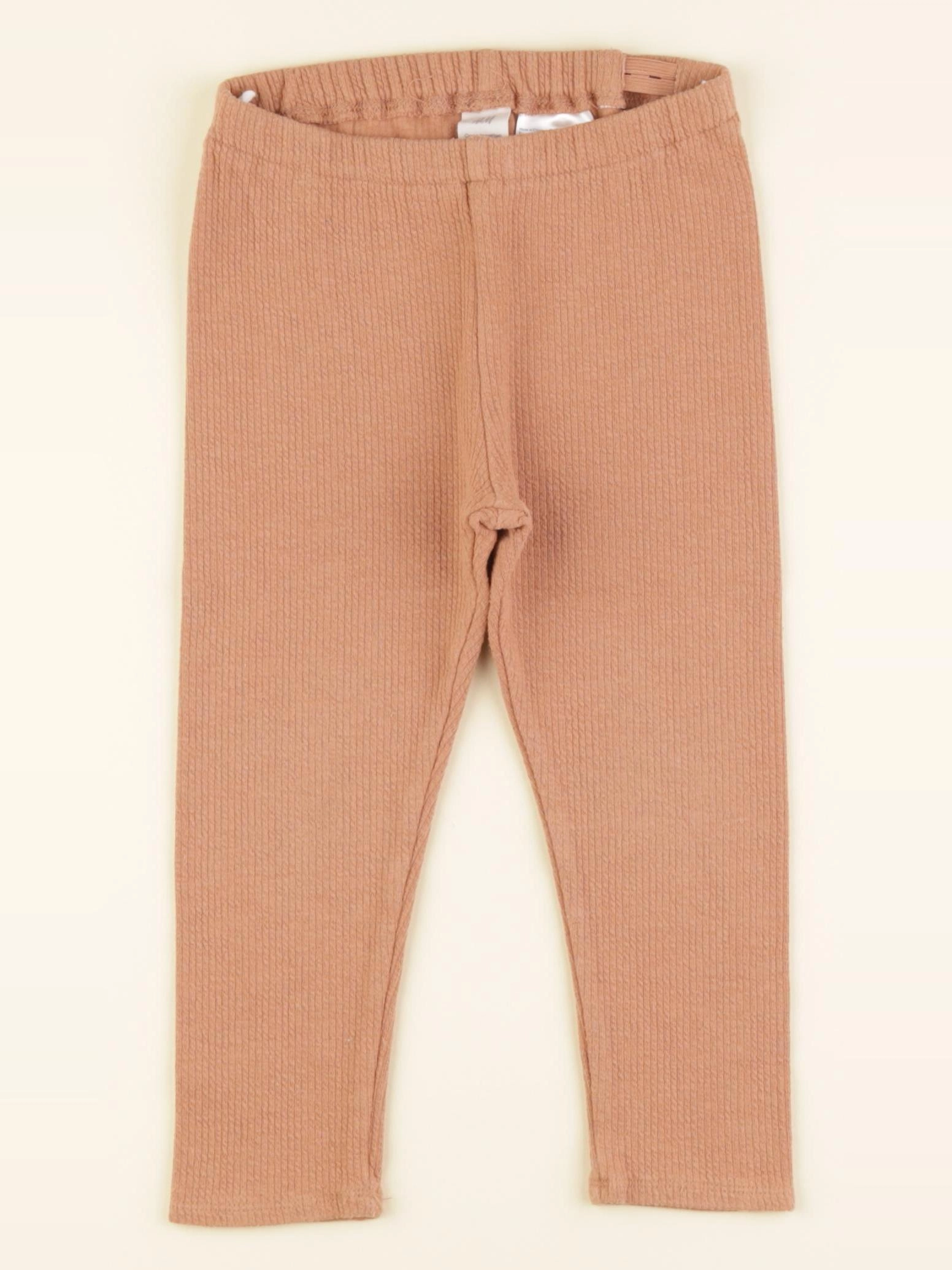 H&M - legging marron - 2 ans