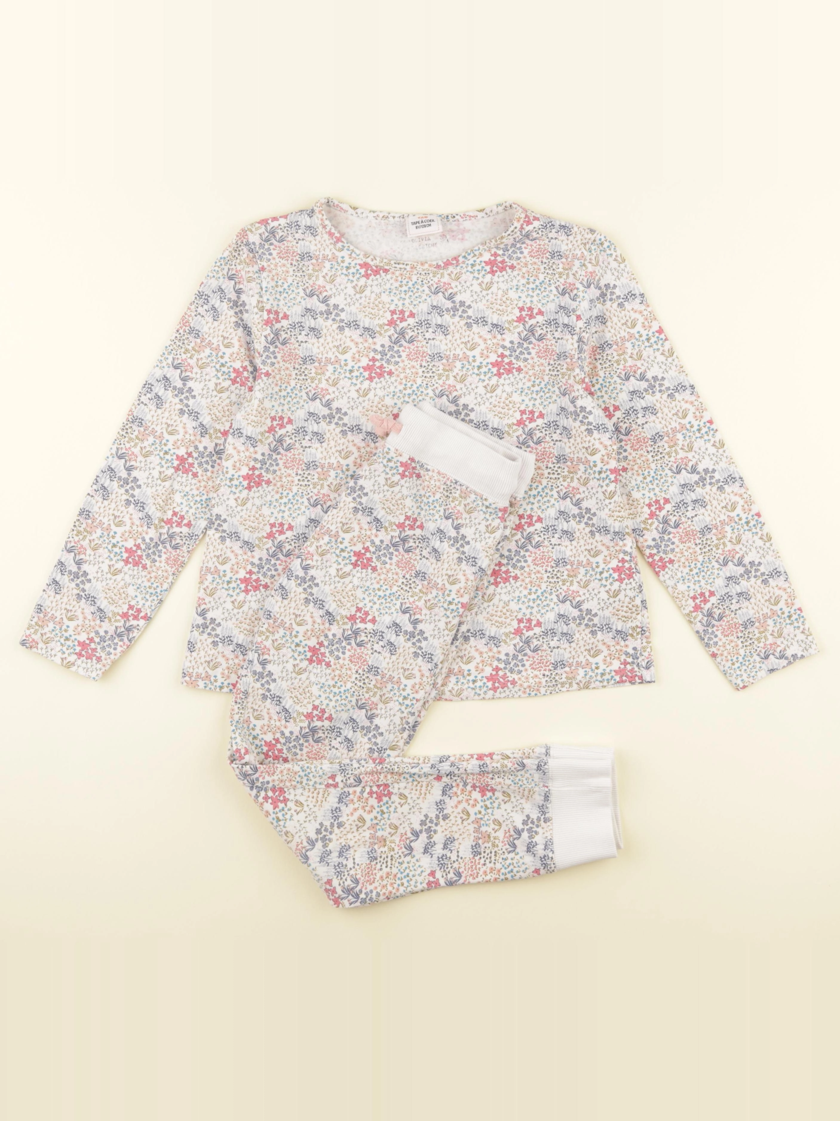 Tape à l'oeil - pyjama coton multicolore - 8 ans