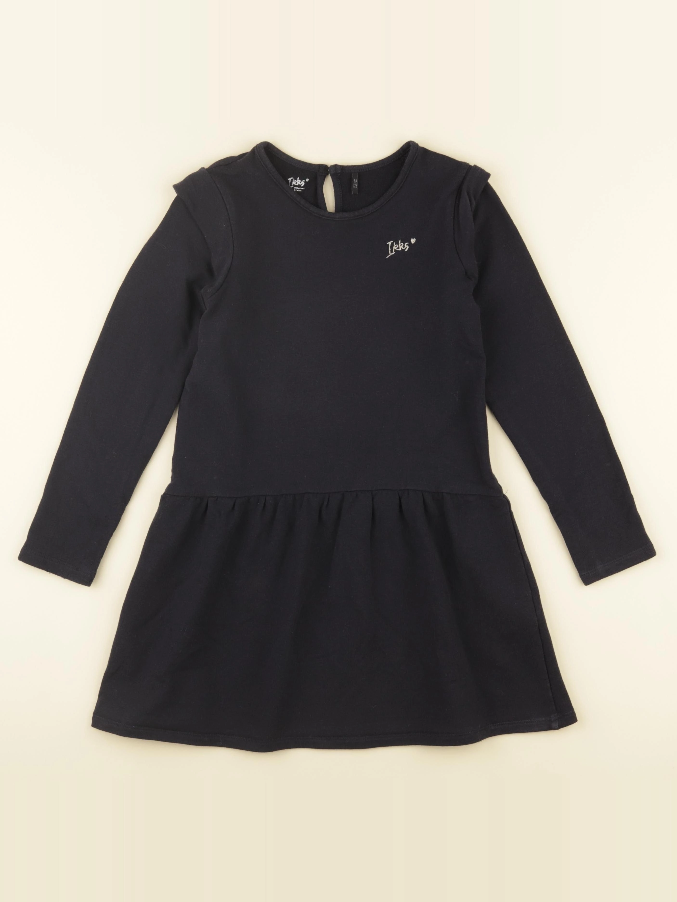 IKKS - robe noir - 8 ans