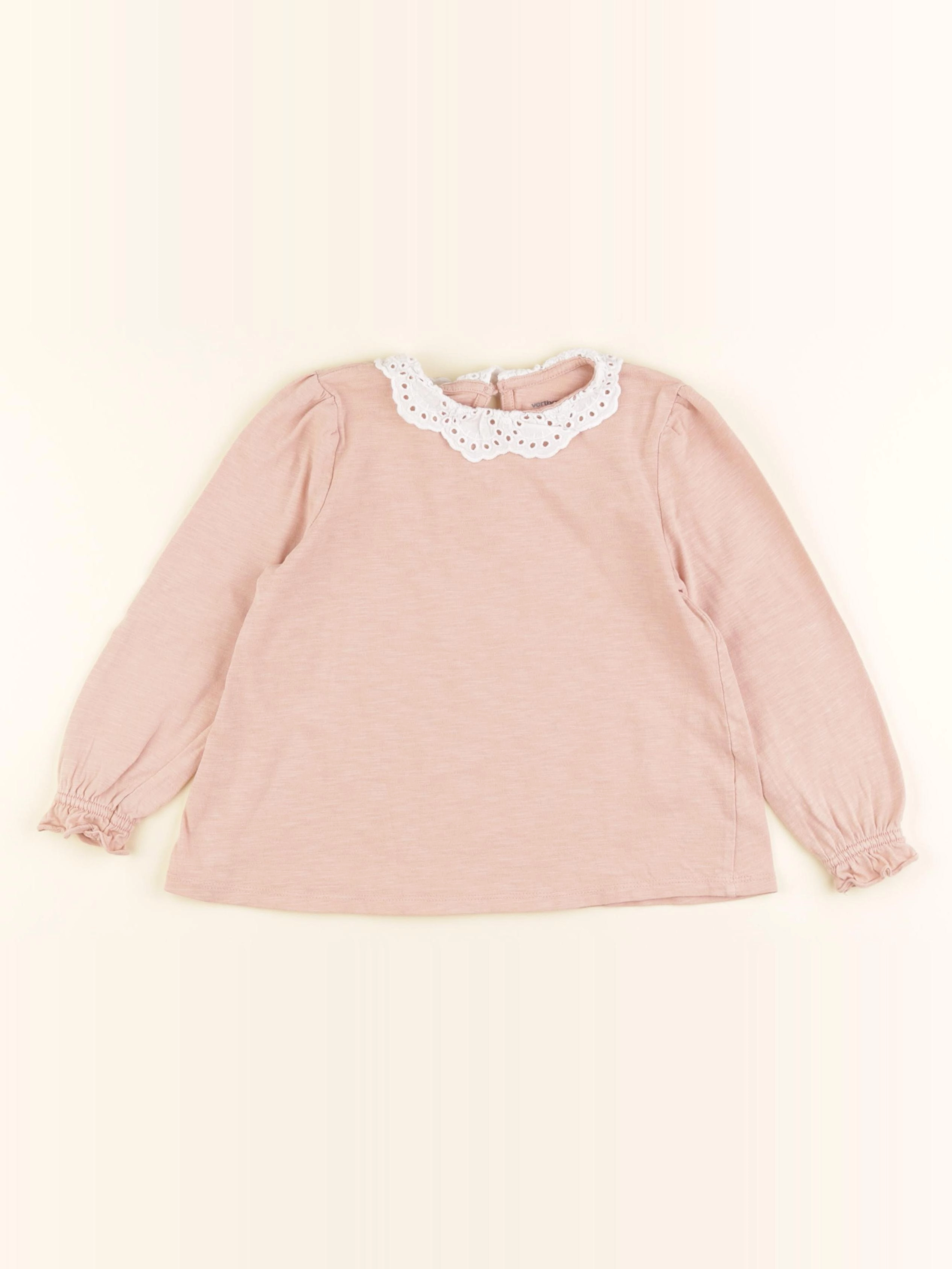 Vertbaudet - tee-shirt rose - 5 ans